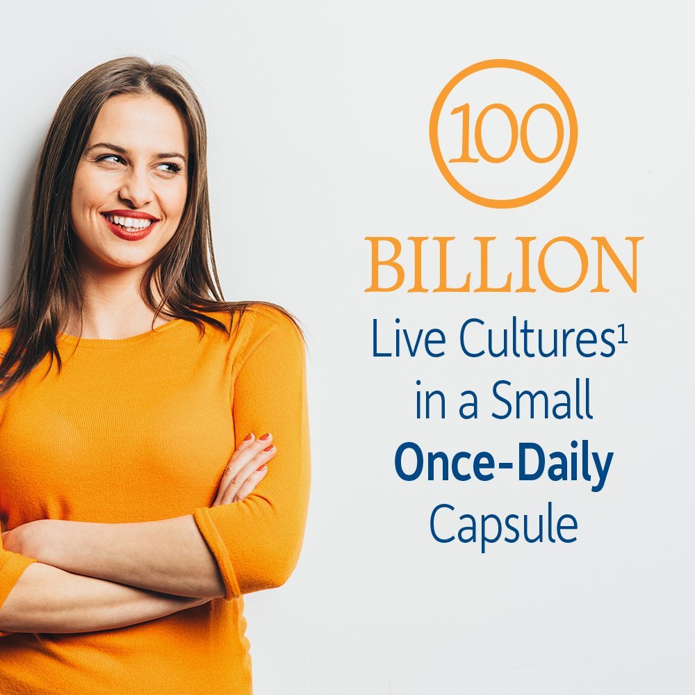 Garden of Life Raw Probiotics for Women and Men with Digestive Enzymes, 100 Billion CFU, Clinically Studied Strains, Shelf Stable, 30 Capsules Garden of Life Au supplements