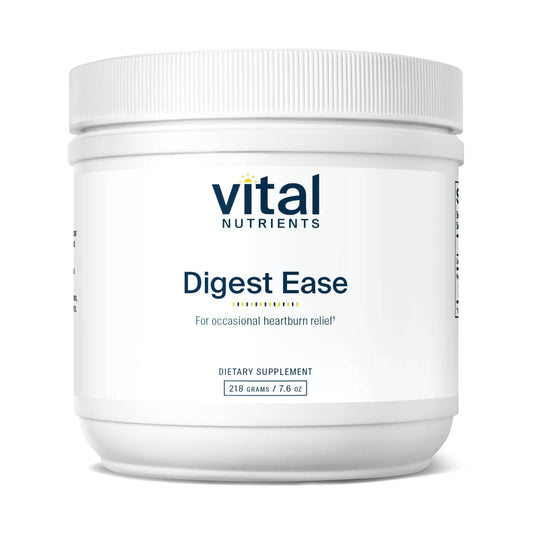 Vital Nutrients Digest Ease supplement container on a white background