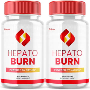 (2 Pack) Hepato Burn Capsules - HepatoBurn Supplement Pills Advanced Formula Wait Premium Blend All Natural Loss Support for Men Women, Hepataburn Reviews Maximum Strength Burner Health (120 Capsules) Vitaluxa Au supplements