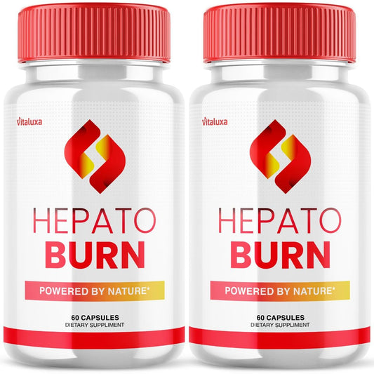 (2 Pack) Hepato Burn Capsules - HepatoBurn Supplement Pills Advanced Formula Wait Premium Blend All Natural Loss Support for Men Women, Hepataburn Reviews Maximum Strength Burner Health (120 Capsules) VitaluxaAu supplements