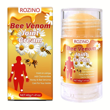 Bee Venom Joint Cream – Advanced Joint Support Cream with Honey & Chamomile, Soothing Formula for Aches & Stiffness in Knees, Hands, Back, Natural Relief Cream for Daily Joint Care (Bee venom) Generic Au supplements