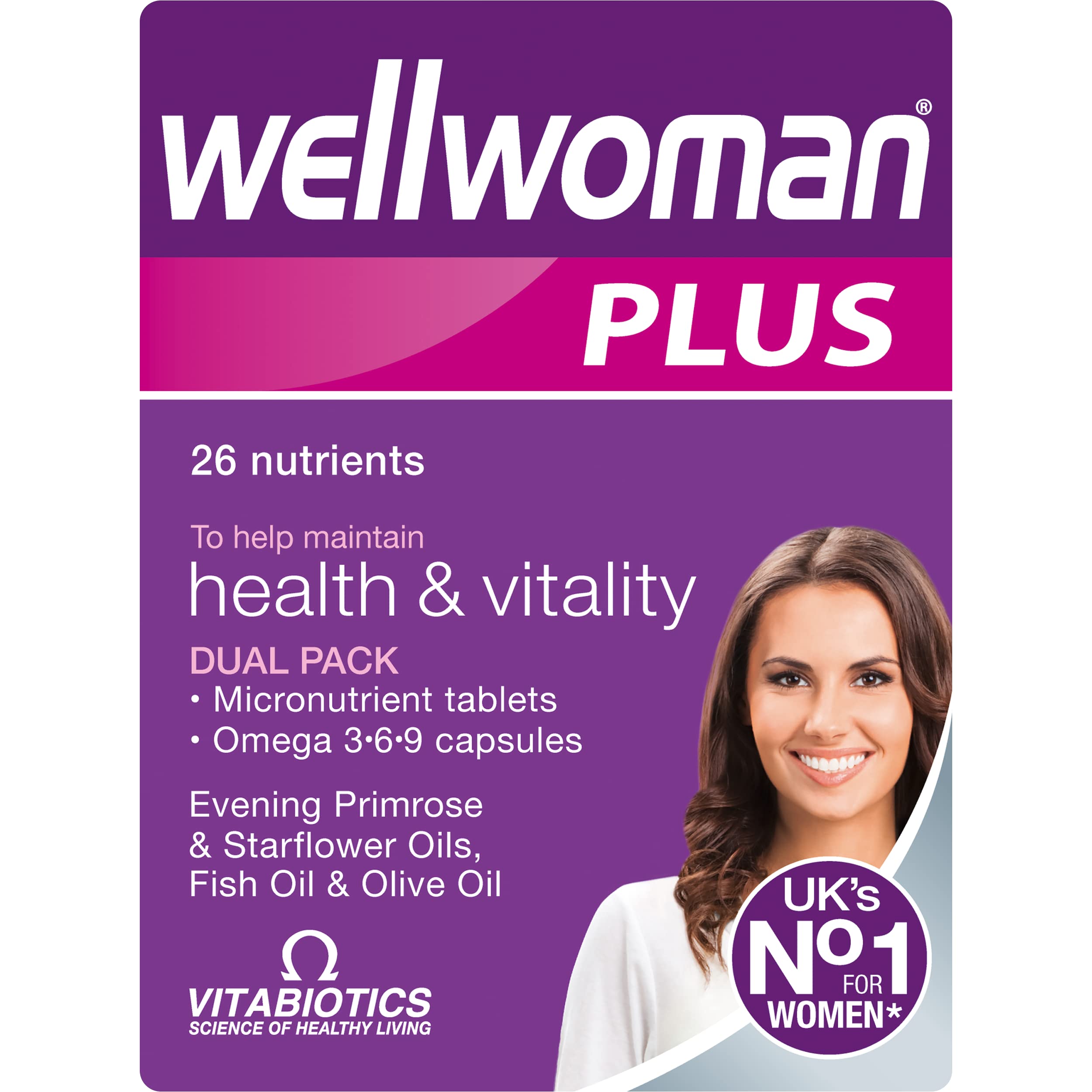 Vitabiotics Wellwoman Plus Omega 3 6 9 - 56 Tablets/Capsules Vitabiotics Au supplements