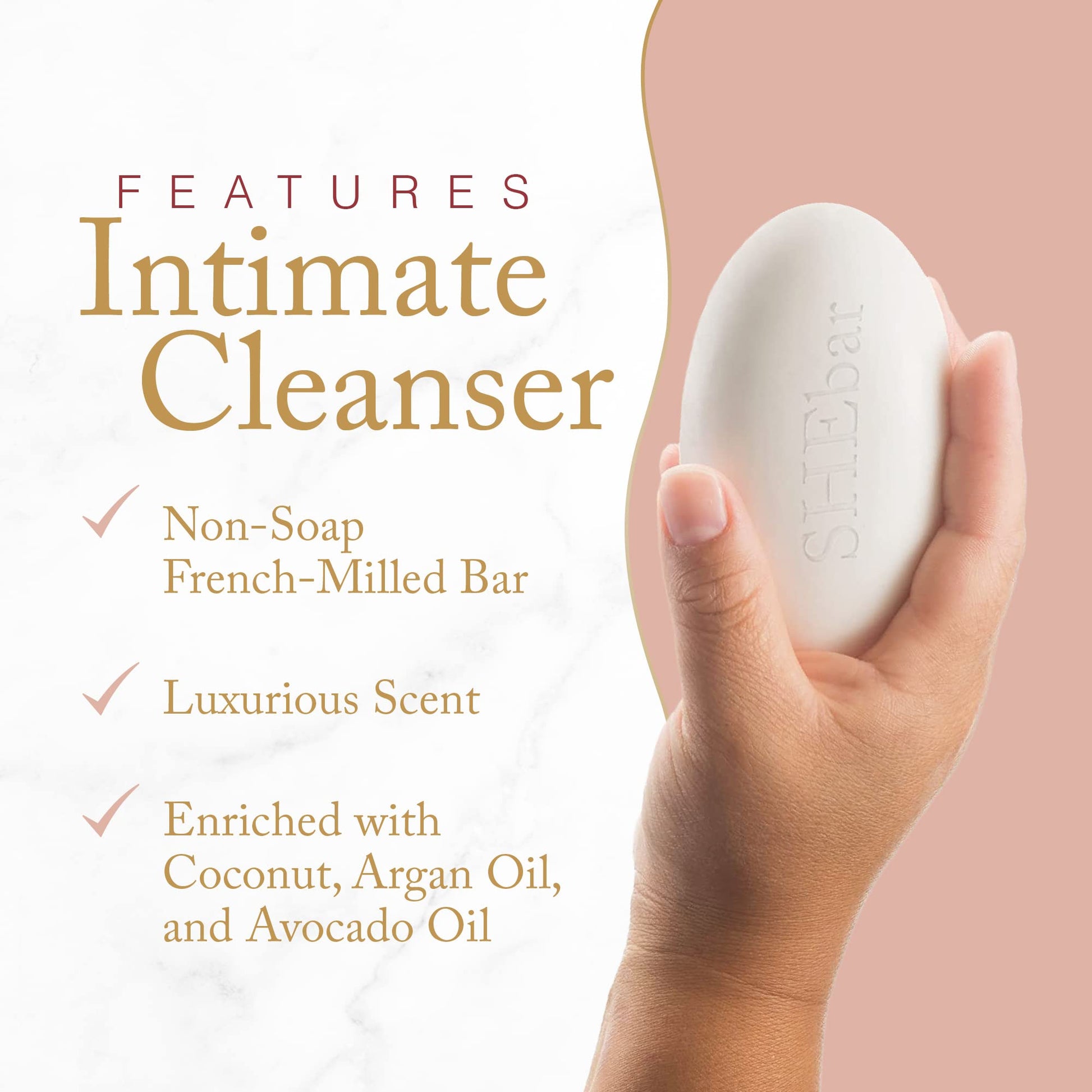Joylux - SHEbar, Feminine Cleansing Bar, Yoni Bar, pH-Balanced Formula, Clean & Gentle Ingredients Joylux Au supplements