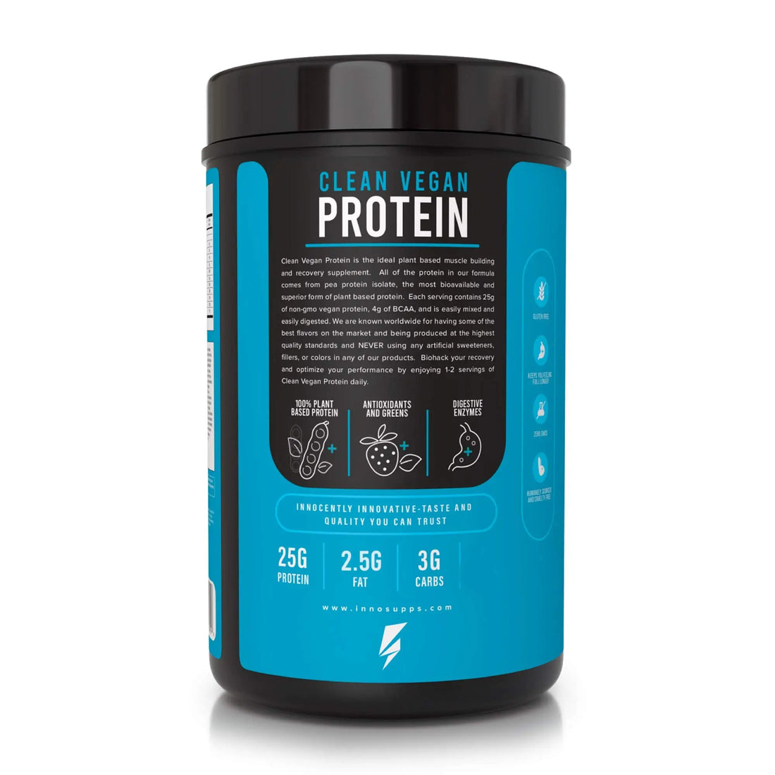 InnoSupps Clean Vegan Protein - Plant Based, Vegan, Natural, No Artificial Sweeteners InnoSupps uk supplements