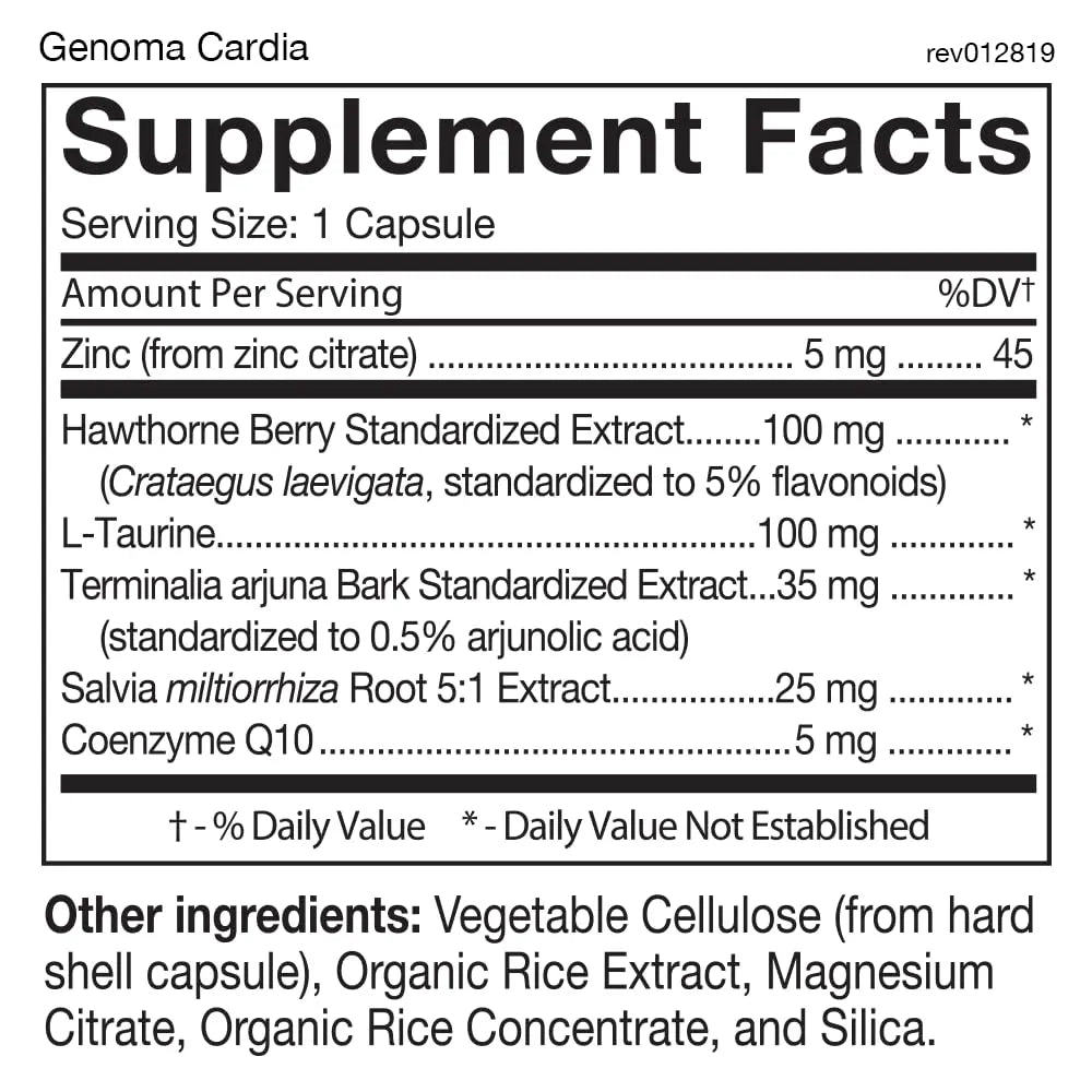 D'Adamo Personalized Nutrition Cardiac Synergy Stack D'Adamo Personalized Nutrition Au supplements