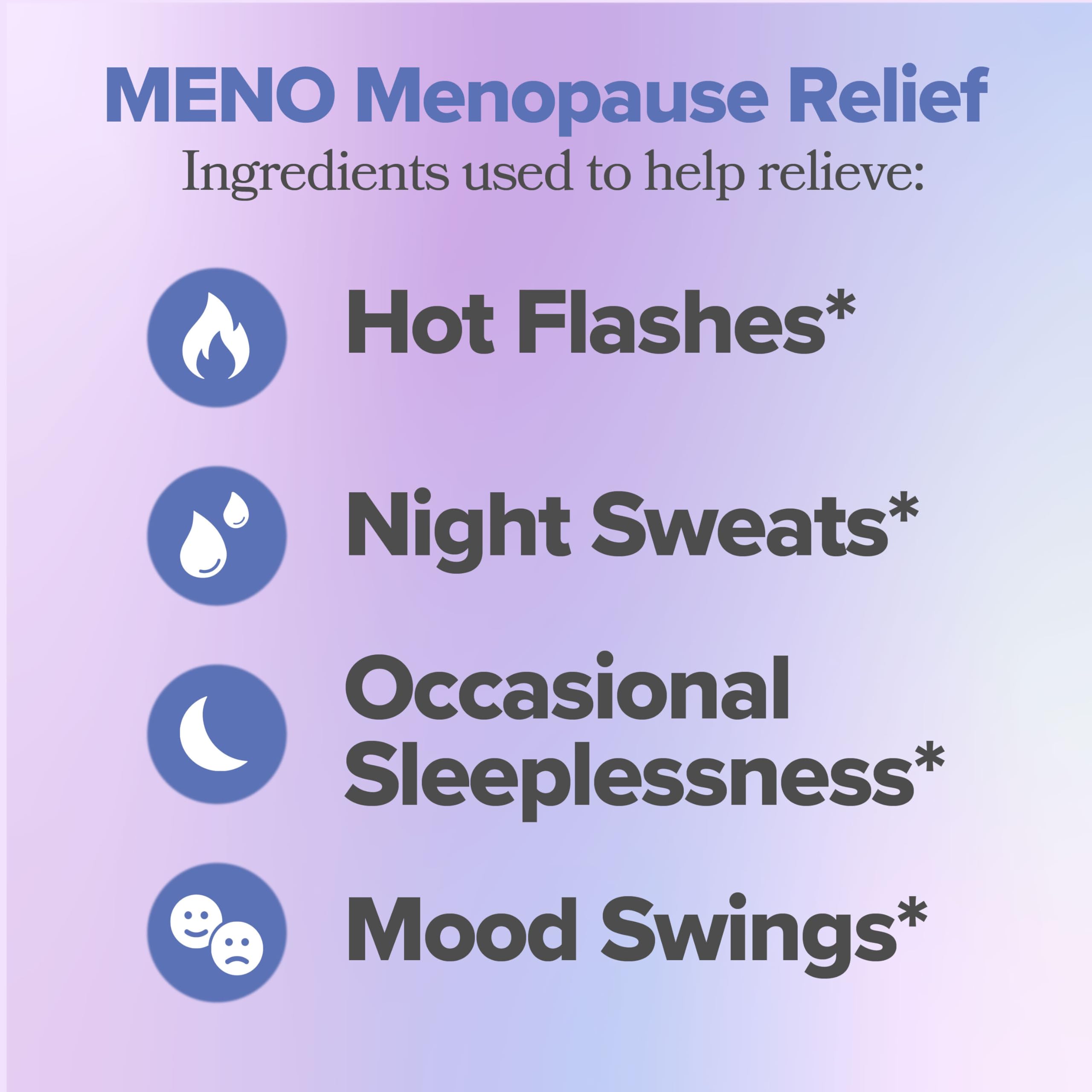 O Positiv MENO Vitamins for Menopause - Hormone-Free Menopause Supplement for Women - Black Cohosh & Ashwagandha KSM-66 - Helps Relieve Hot Flashes, Night Sweats, Mood Swings - 30 Servings (Pack of 1) O Positiv Au supplements
