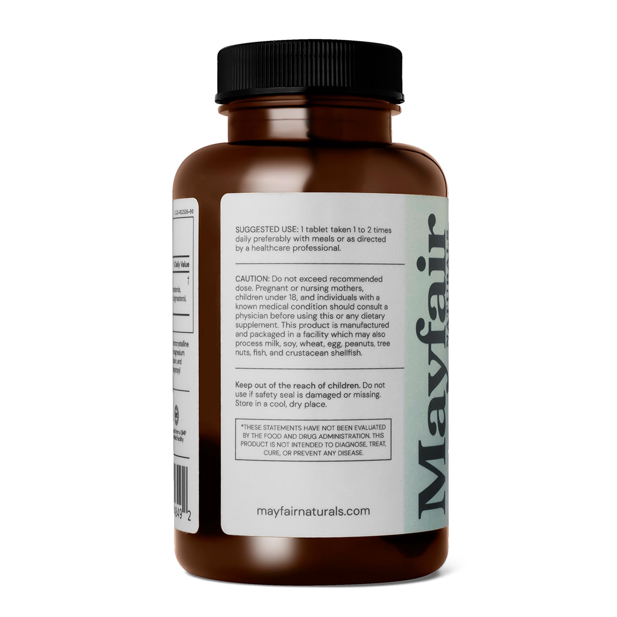 Mayfair Naturals Beta Sitosterol Complex (2 Pack), 500mg, Plant Sourced, 90 Tablets Each (180 Total), Comprehensive Support Supplement Mayfair Naturals Au supplements