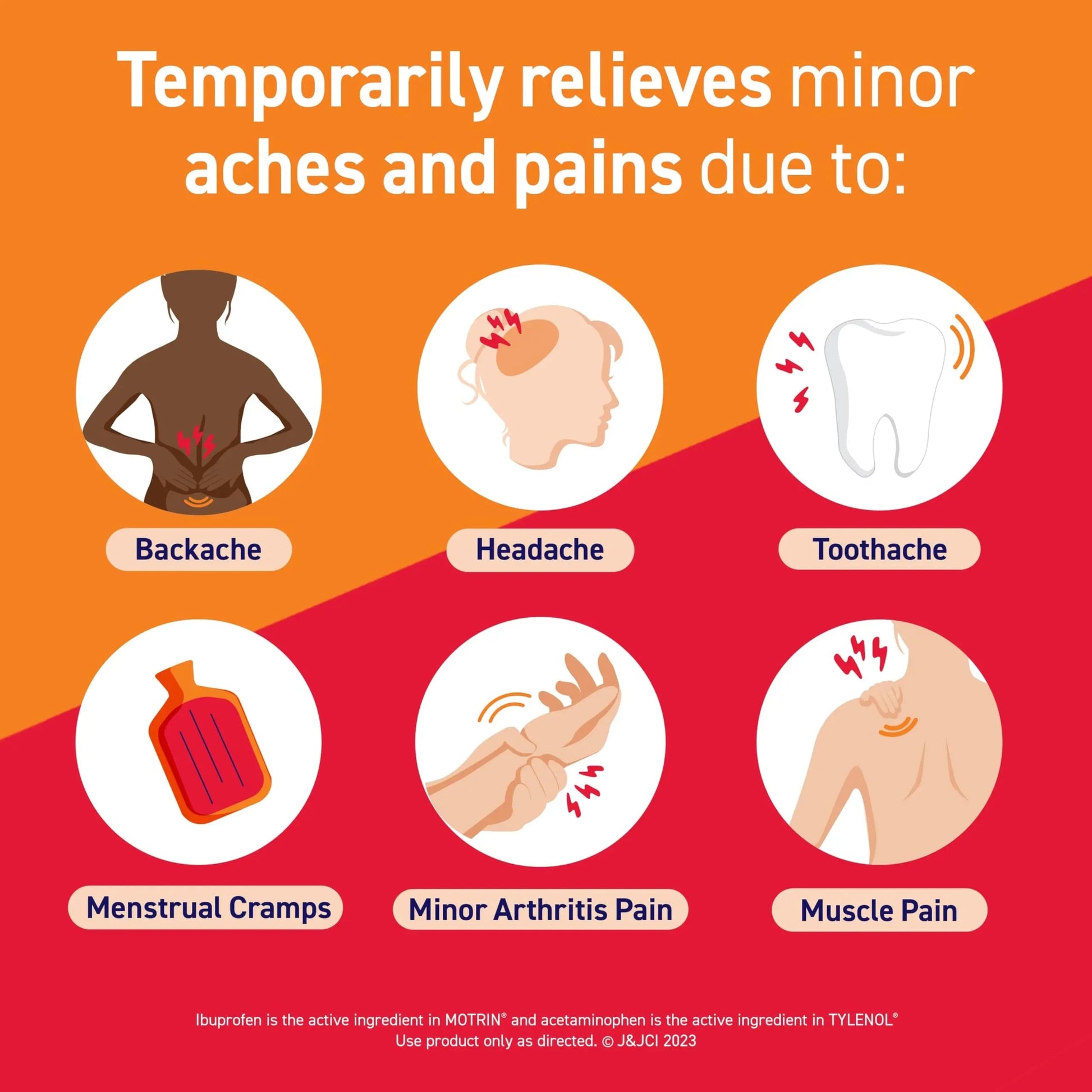 Motrin Dual Action with Tylenol, Ibuprofen & Acetaminophen Fast-Acting Dual Action Pain Reliever for Minor Aches & Pains, Ibuprofen (NSAID) 125 mg & Acetaminophen 250 mg, 120 ct Motrin Au supplements