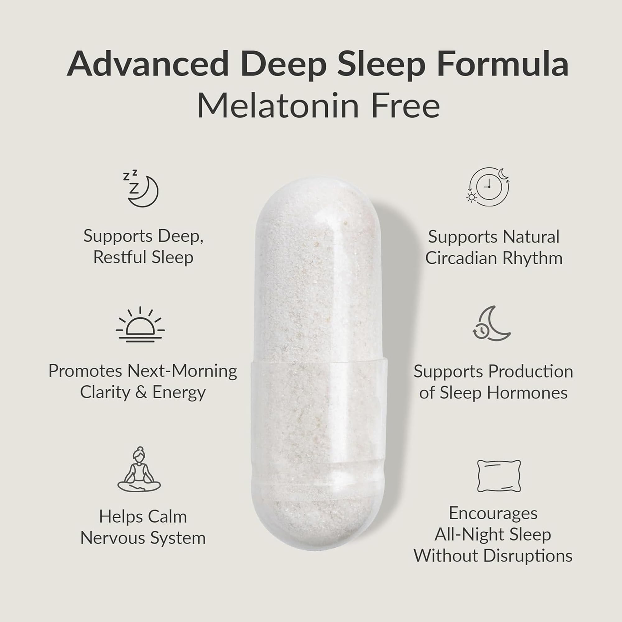 BIOptimizers Sleep Breakthrough Capsules - Natural Support Supplement | Calming Relief Aid for Adults | Non-Habit Forming | 60 Capsules BIOptimizers Au supplements