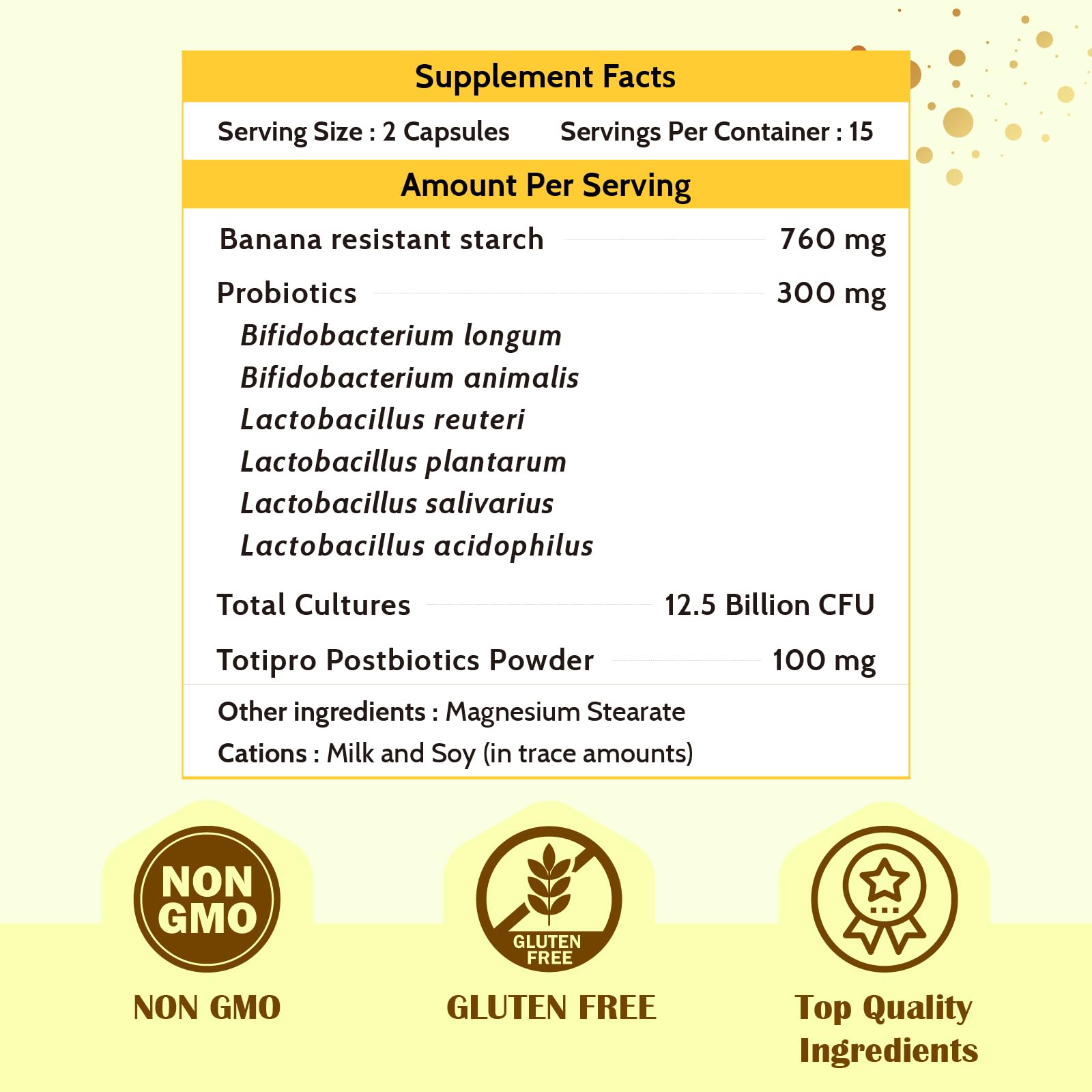 Fecula Biotech Superfood Resistant Starch,Prebiotics Supplement,Bifidobacterium longum Fecula Biotech Au supplements