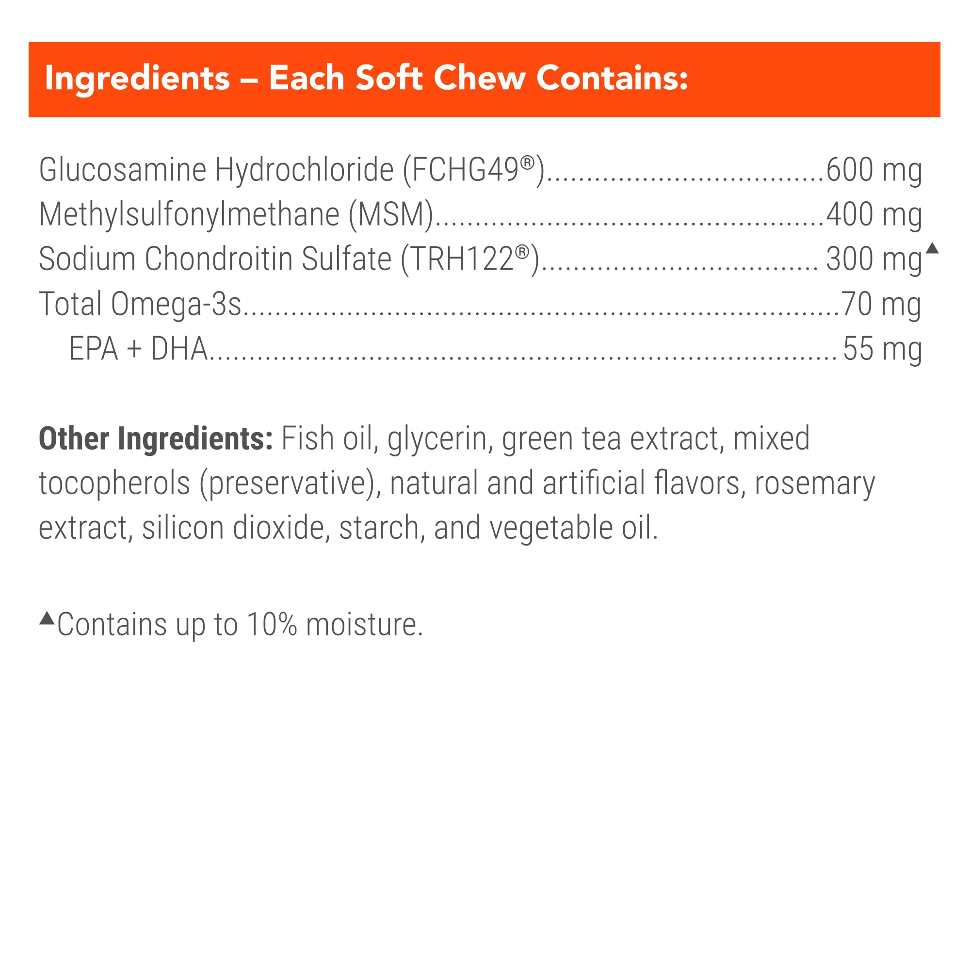 Nutramax Cosequin for Dogs Joint Health Supplement, Contains Glucosamine for Dogs, Chondroitin, MSM and Omega-3s, Supports Joint and Skin and Coat Health, Soft Chews, 60 Count Nutramax Laboratories Au supplements