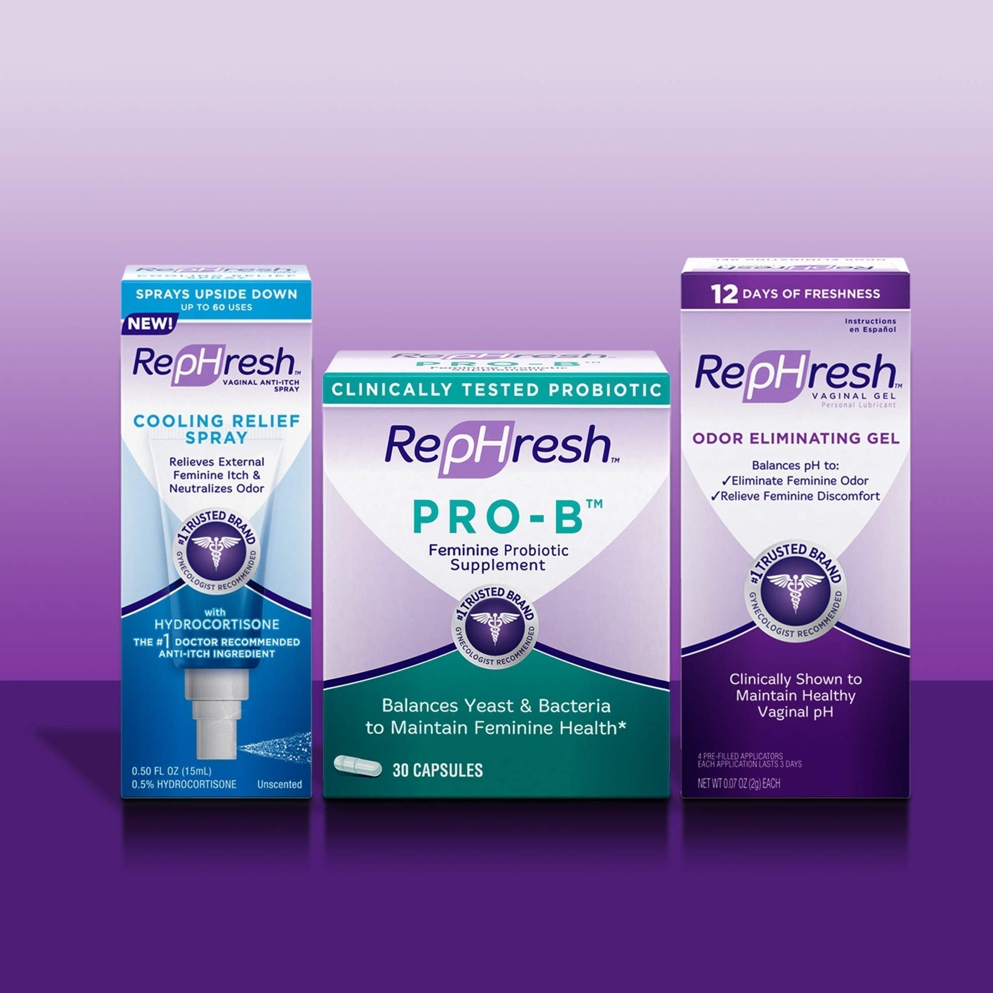 RepHresh Odor Eliminating Vaginal Gel, 4ct (0.07oz) RepHresh Au supplements