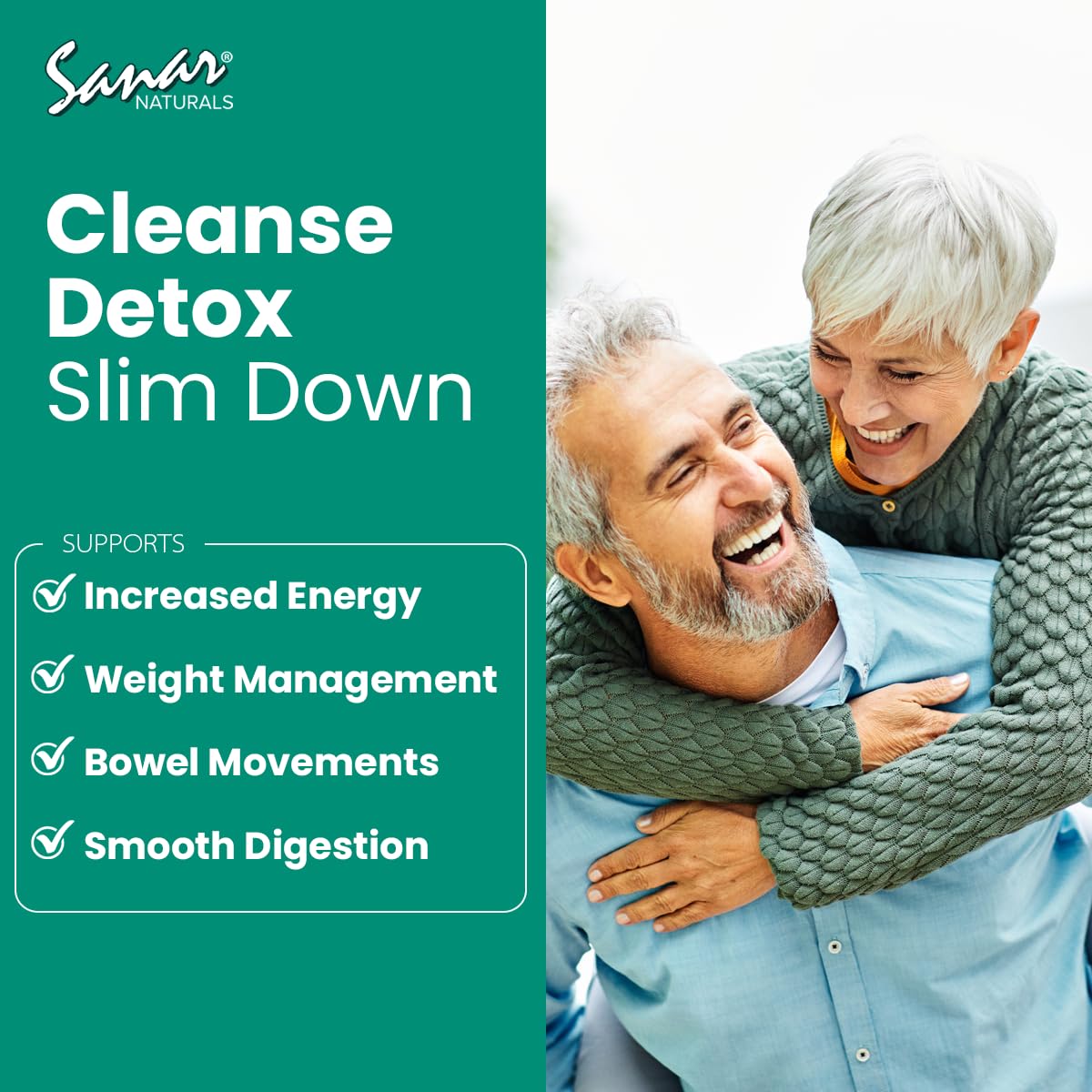Sanar Naturals Colon Cleanser - Herbal Blend with Probiotics and Fibers - Digestive Health Sanar Naturals Au supplements