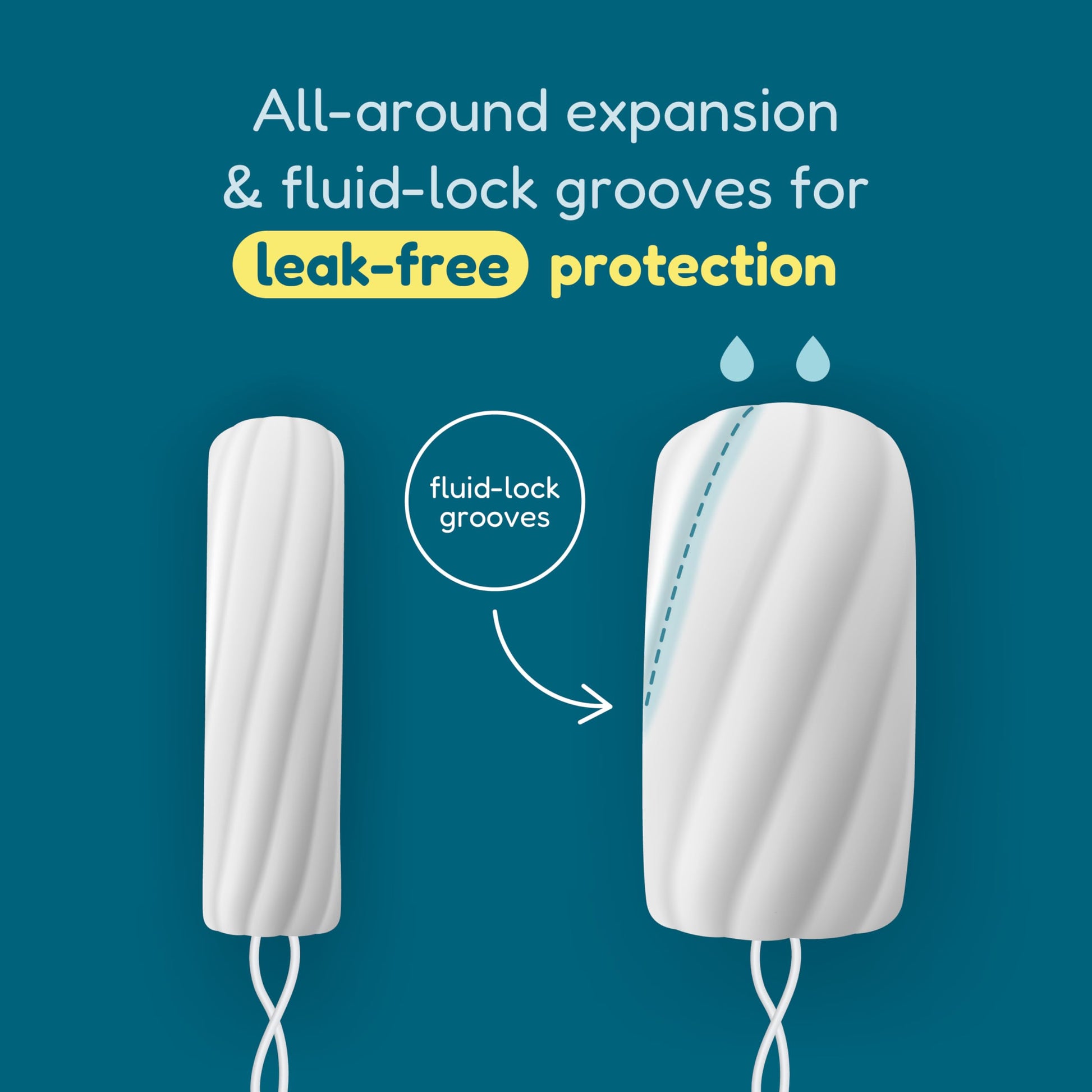 o.b. Tampons | Non-Applicator Tampon, Unscented | Super Tampon, 40ct o.b. Au supplements