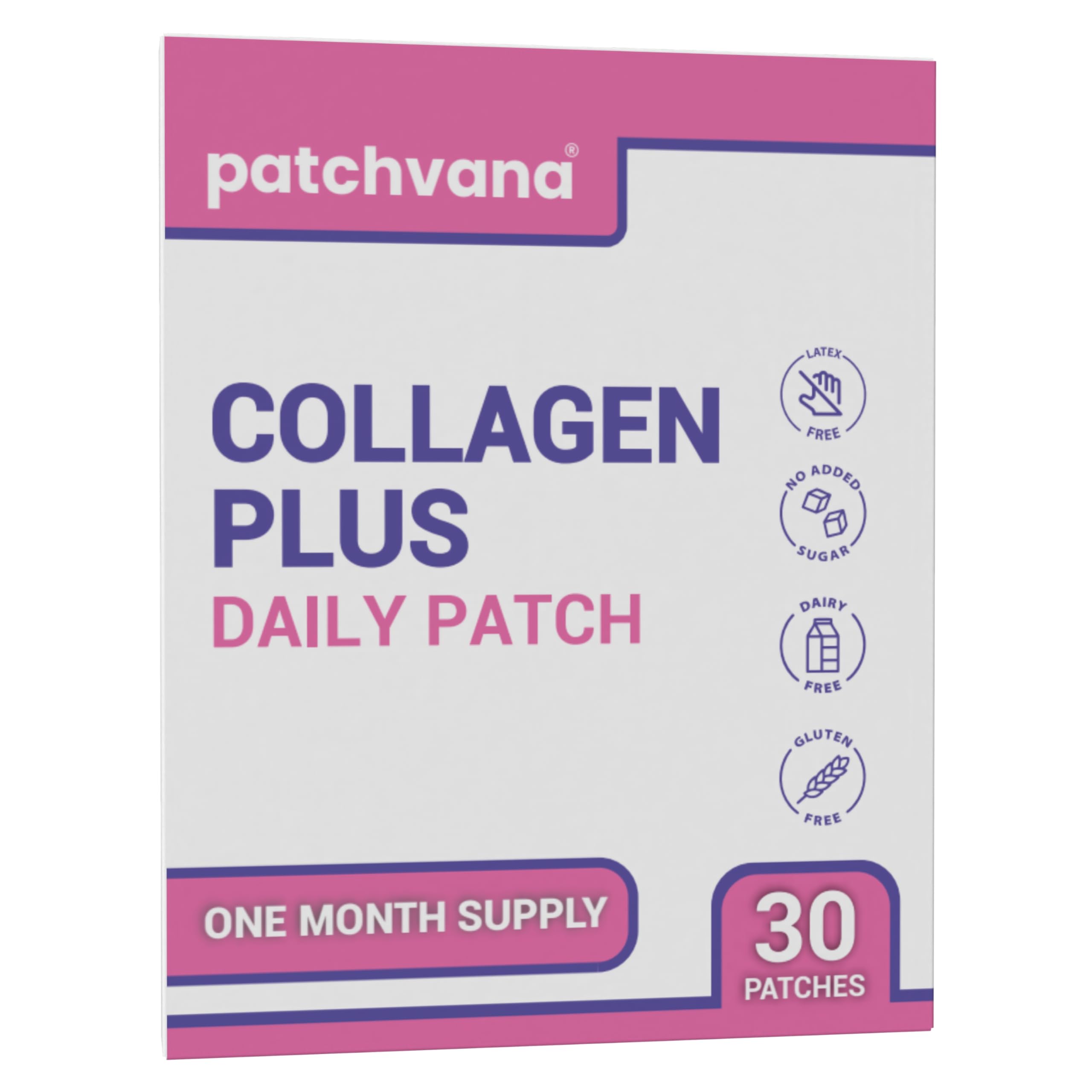 Patchvana Collagen Plus Patch for Women & Men, 1 Month Supply, 30 Patches Patchvana Au supplements