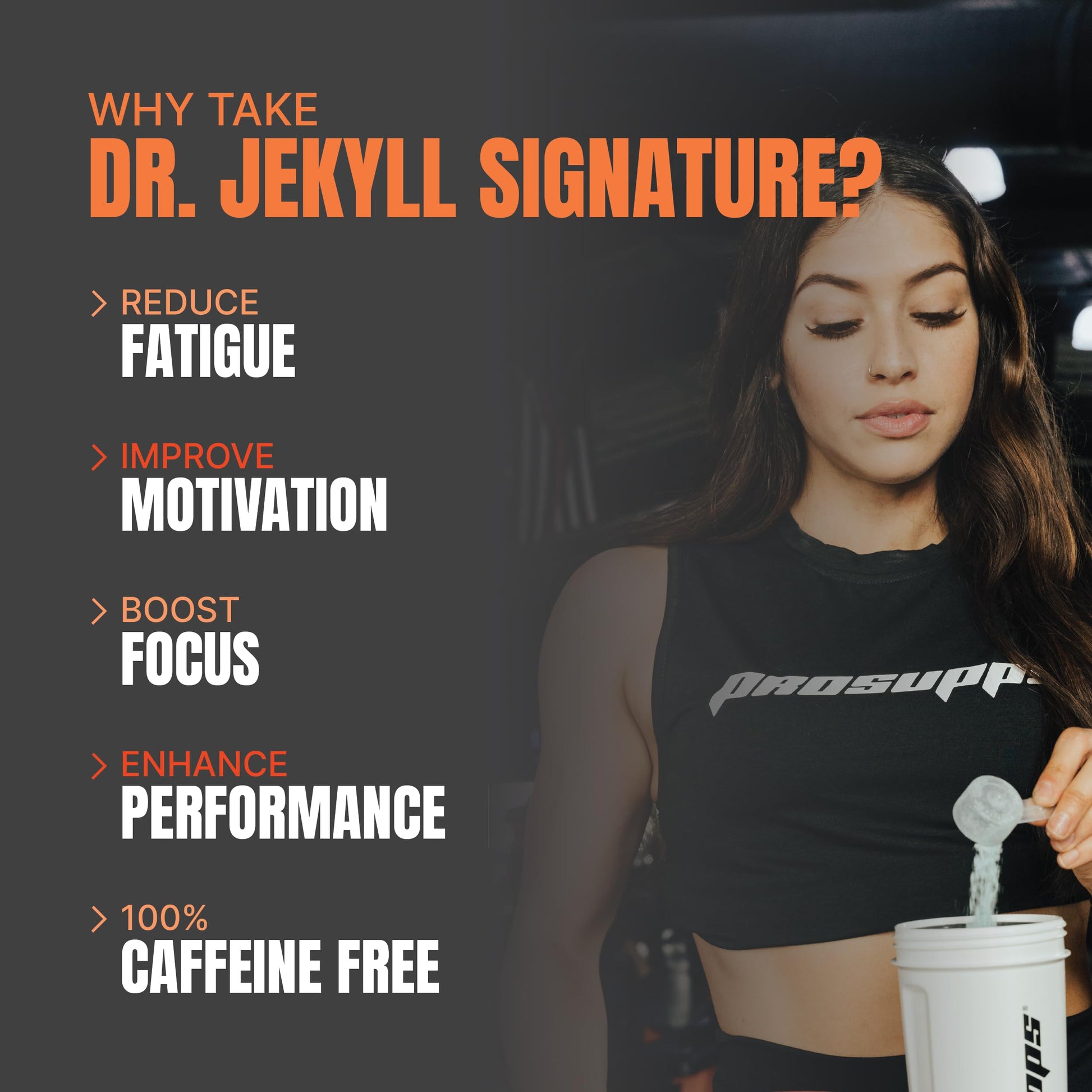 PROSUPPS Dr. Jekyll Signature Pre-Workout Powder, Stimulant & Caffeine Free, Intense PROSUPPS Au supplements