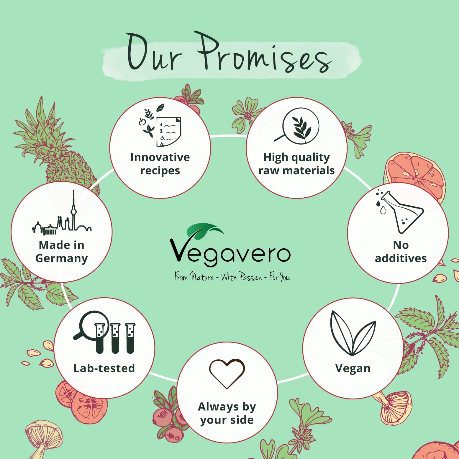 Vegavero Vegan Collagen Complex + Hyaluronic Acid | NO Additives | Vegan Collagen Powder Vollagen® Vegavero Au supplements