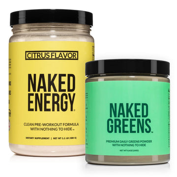NAKED nutrition Vegan Energizing Bundle: Naked Citrus Energy Super Greens Powder NAKED nutrition Au supplements