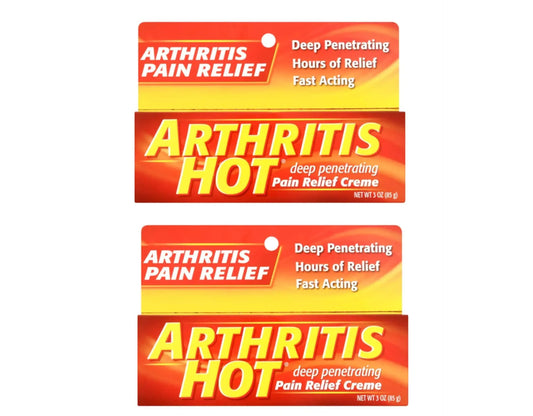 Arthritis Hot Pain Relief Creme 3 oz (Pack of 2) ChattemAU supplements