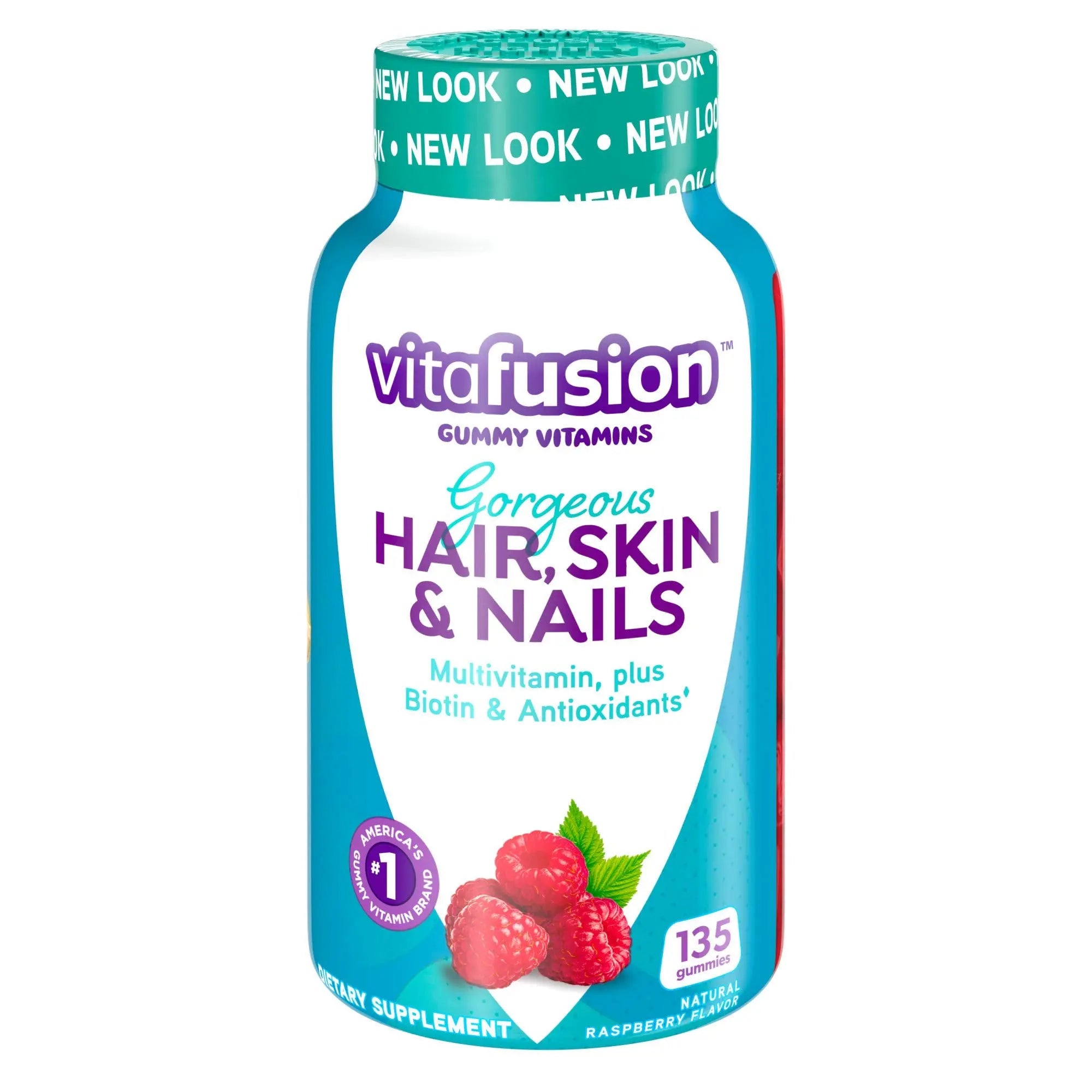 Vitafusion Gorgeous Hair, Skin & Nails Multivitamin Plus Power C Vitamin C Gummies for Immune Support Bundle, 135ct & 150 Count Vitafusion Au supplements