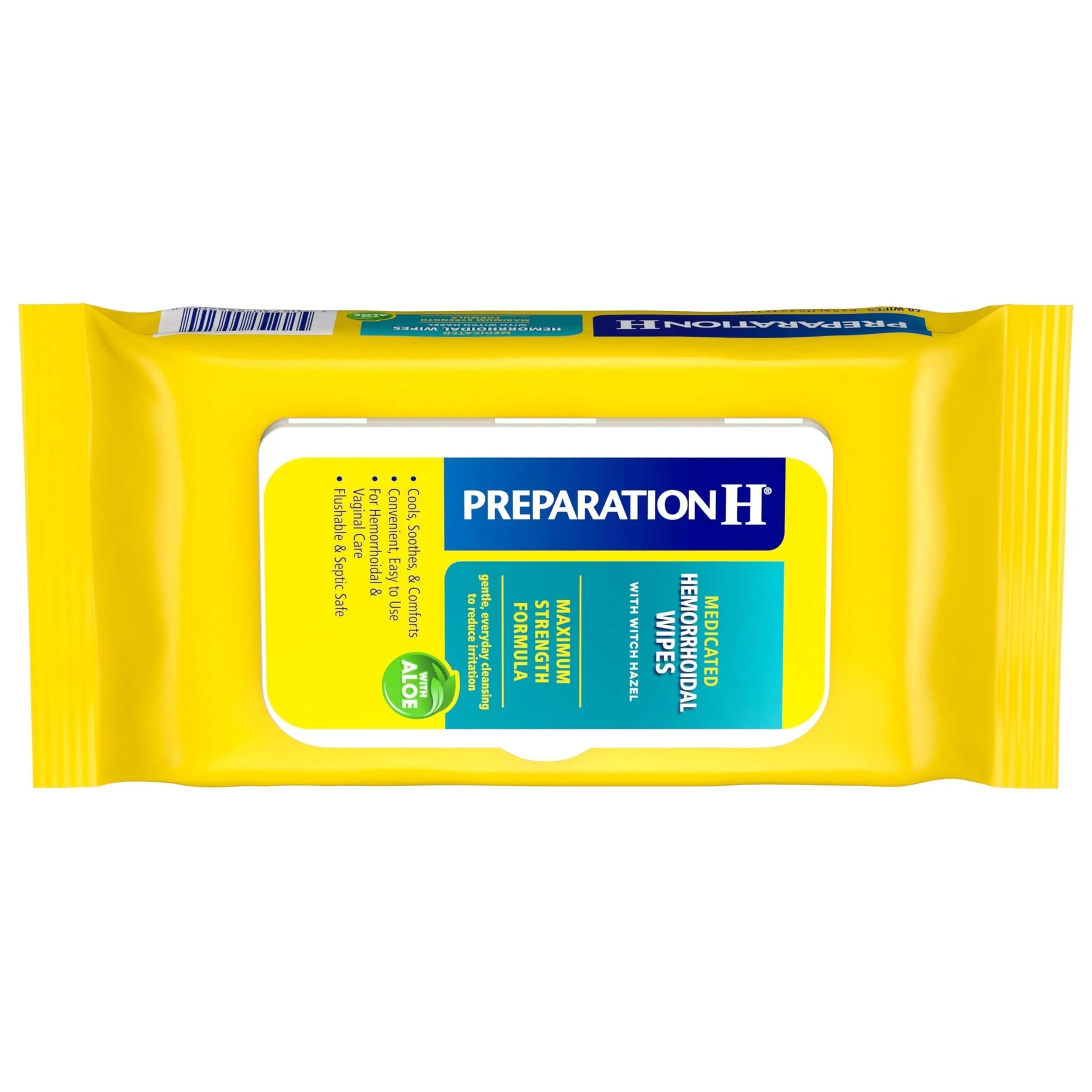 Preparation H Hemorrhoid Flushable Wipes with Witch Hazel for Skin Irritation Relief - 48 Count Preparation H Au supplements
