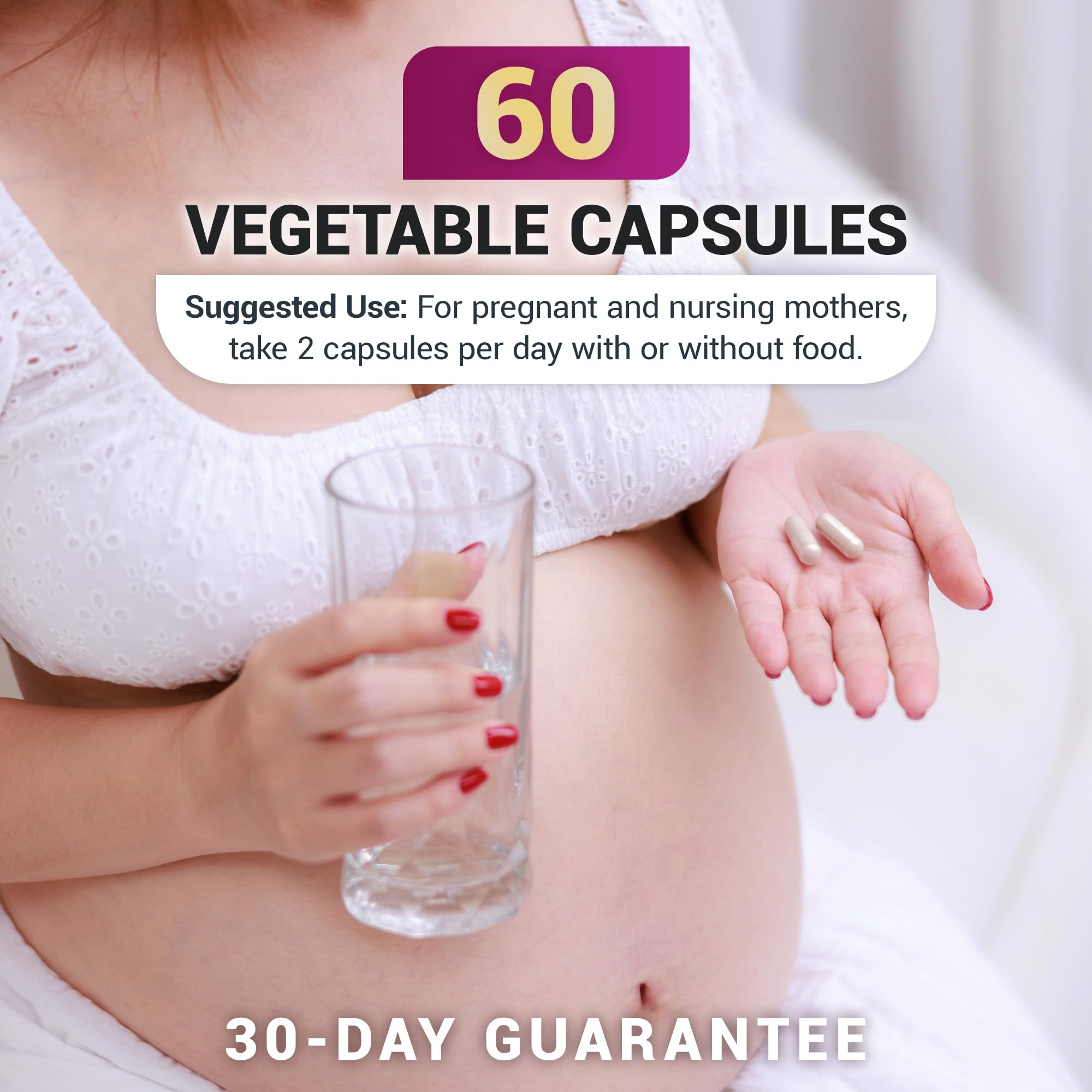 Dr. Berg Natural Prenatal Vitamins for Women (Pregnant & Nursing) - Prenatal Vitamins with Folate, Vitamins, Minerals, Omegas, &11 Powerful Superfoods - Womens Prenatal Multivitamin - 60 Capsules Dr. Berg Nutritionals Au supplements