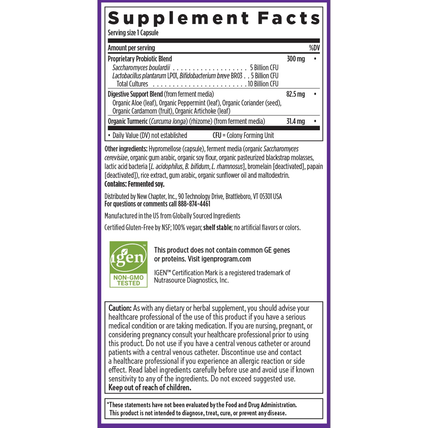 New Chapter Probiotic All-Flora - 60 ct (2 Month Supply) for Advanced Digestion New Chapter Au supplements