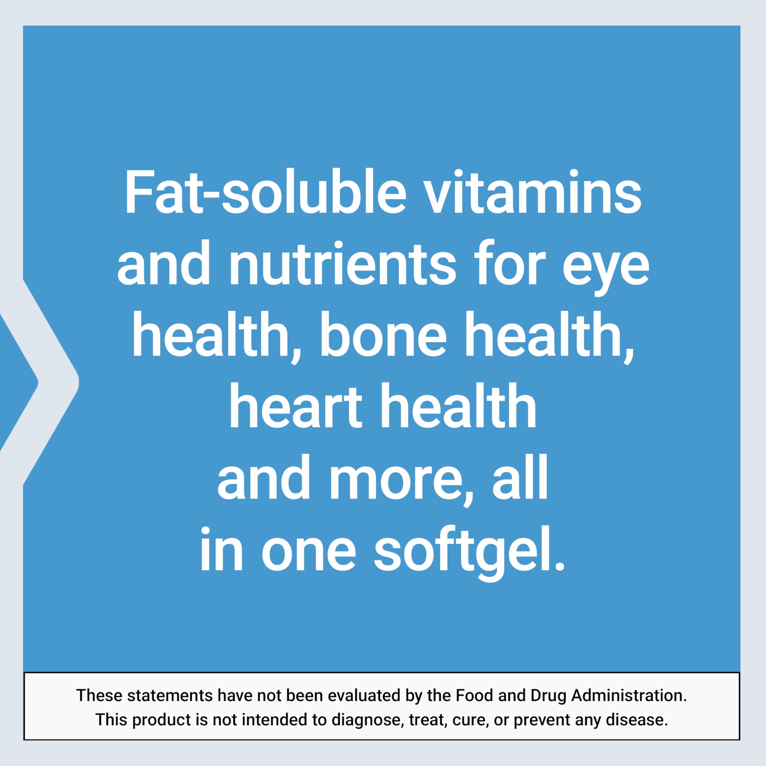 Life Extension Once-Daily Health Booster, Vitamins E, K1 & K2, phospholipids, Fat-Soluble nutrients for Eye Health, Bone Health, Heart Health, Gluten-Free, 1 Daily, Non-GMO, 30 softgels Life Extension Au supplements