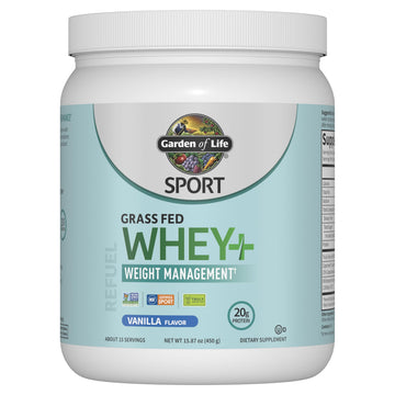 Garden of Life Sport Whey Plus Weight Management with Amino Energy - 20g of Grass Garden of Life Au supplements