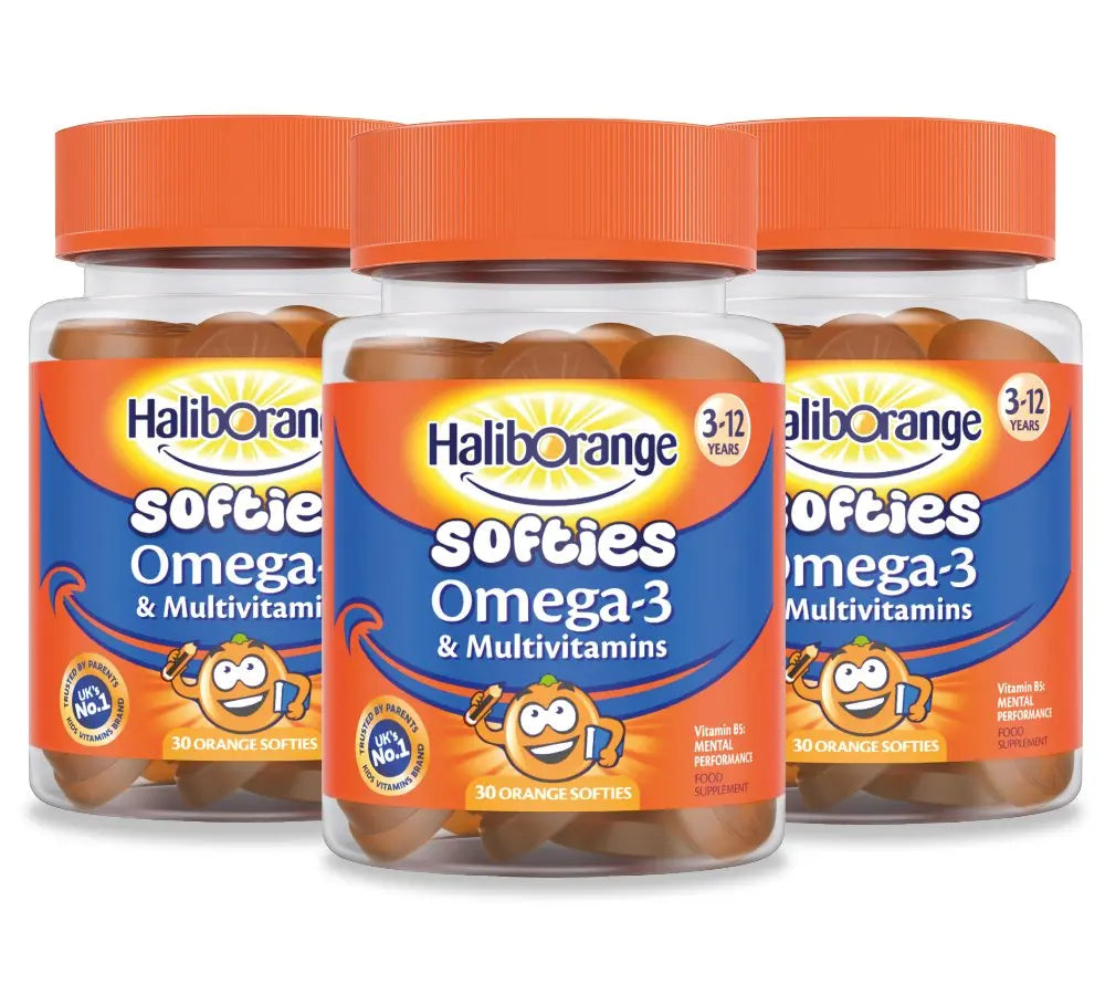 Haliborange Kids Vitamins Omega-3 and Multivitamin Orange Softies 30s Haliborange Au supplements