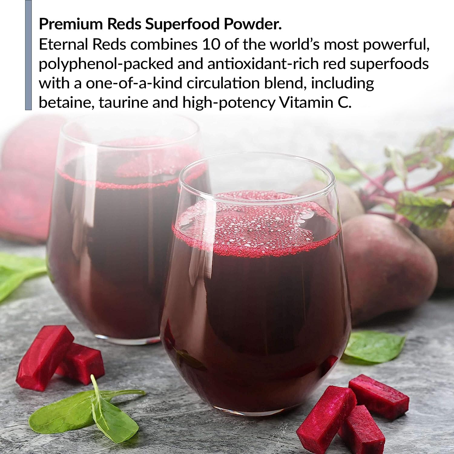 BioTrust Eternal Reds, Red Superfoods Powder, Support for Heart Health and Circulation, Energy, Stamina, No Added Sugar or Caffeine, Naturally Flavored and Sweetened, Berry Flavor (30 Servings) BioTrust Au supplements