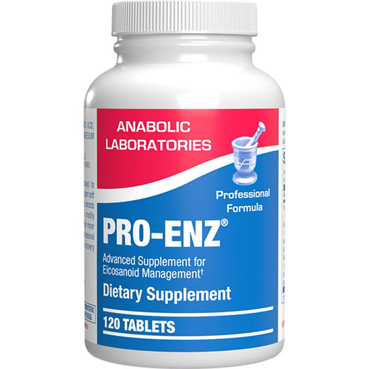 Pro ENZ Joint Support Supplement - Clinical Formula Turmeric Boswellia Supplement for Joint & Cartilage Mobility and Comfort Support Plus Eicosanoid Management with Proteolytic Enzymes (120 Servings) Anabolic LaboratoriesAU supplements
