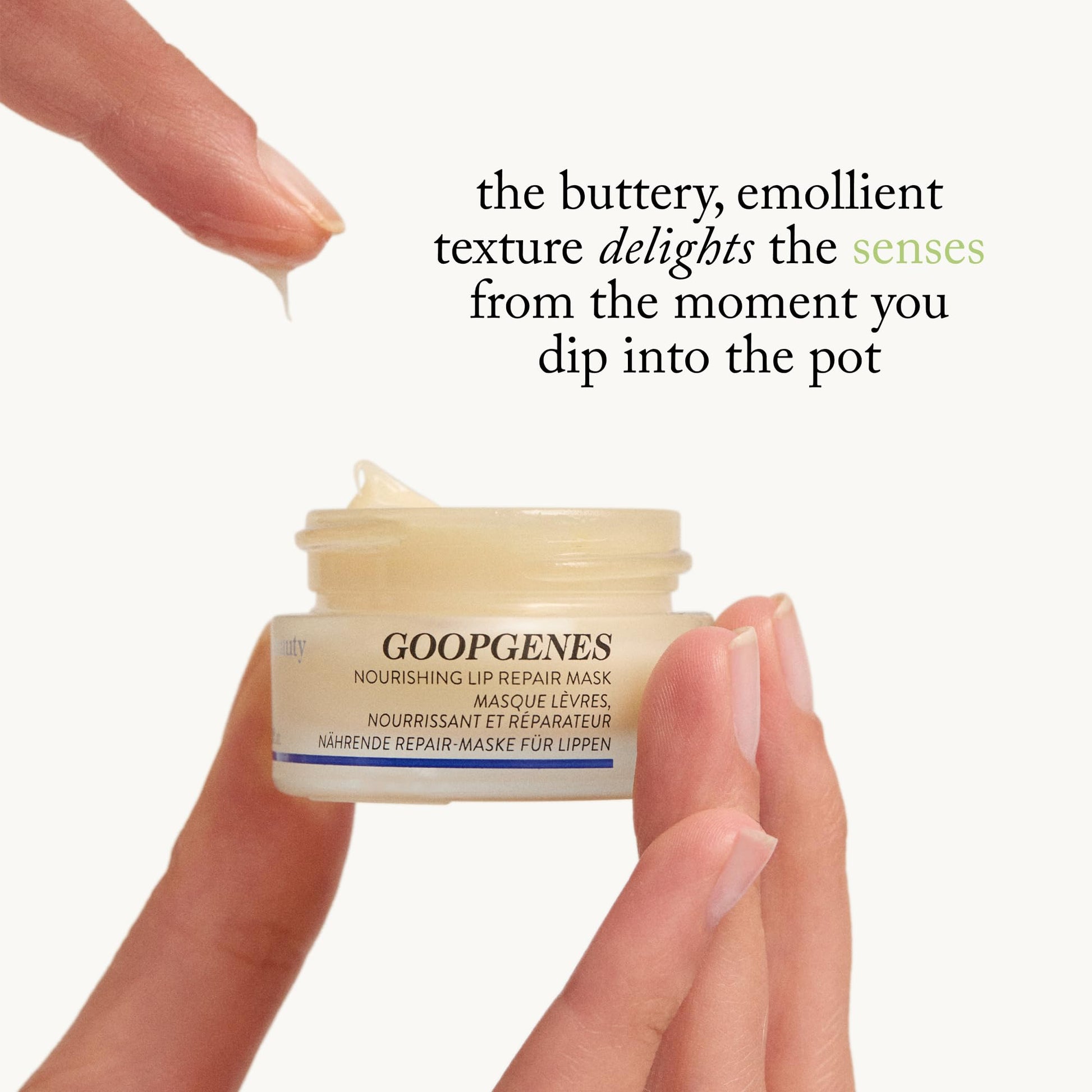goop Beauty Nourishing Lip Repair Mask | Lip Hydration Treatment | Smooths, Plumps, & Softens | Ceramides & Vegan Lanolin | 0.3 oz goop Au supplements