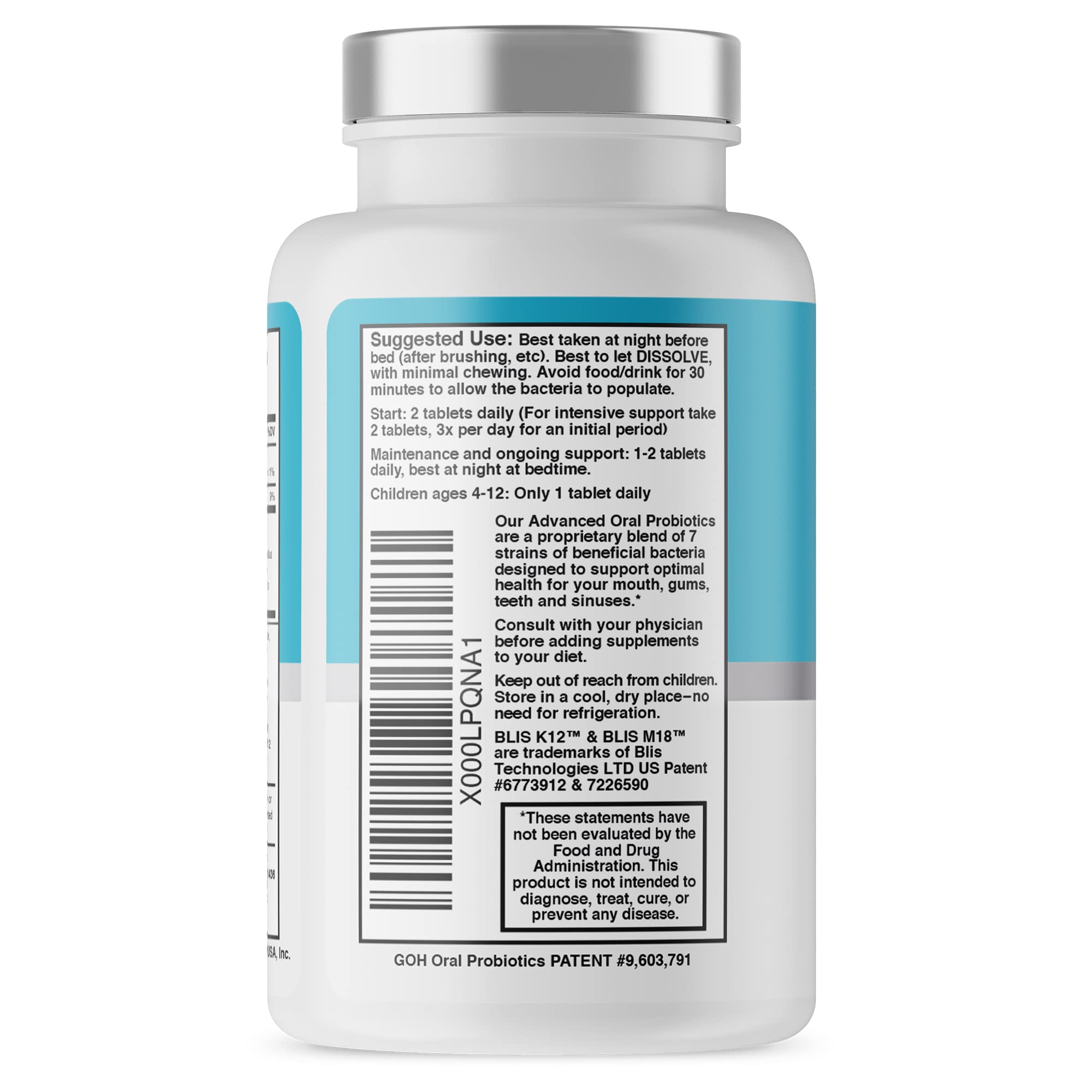 Oral Probiotics for Mouth Bad Breath Treatment for Adults: Dentist Formulated Advanced Great Oral Health Au supplements