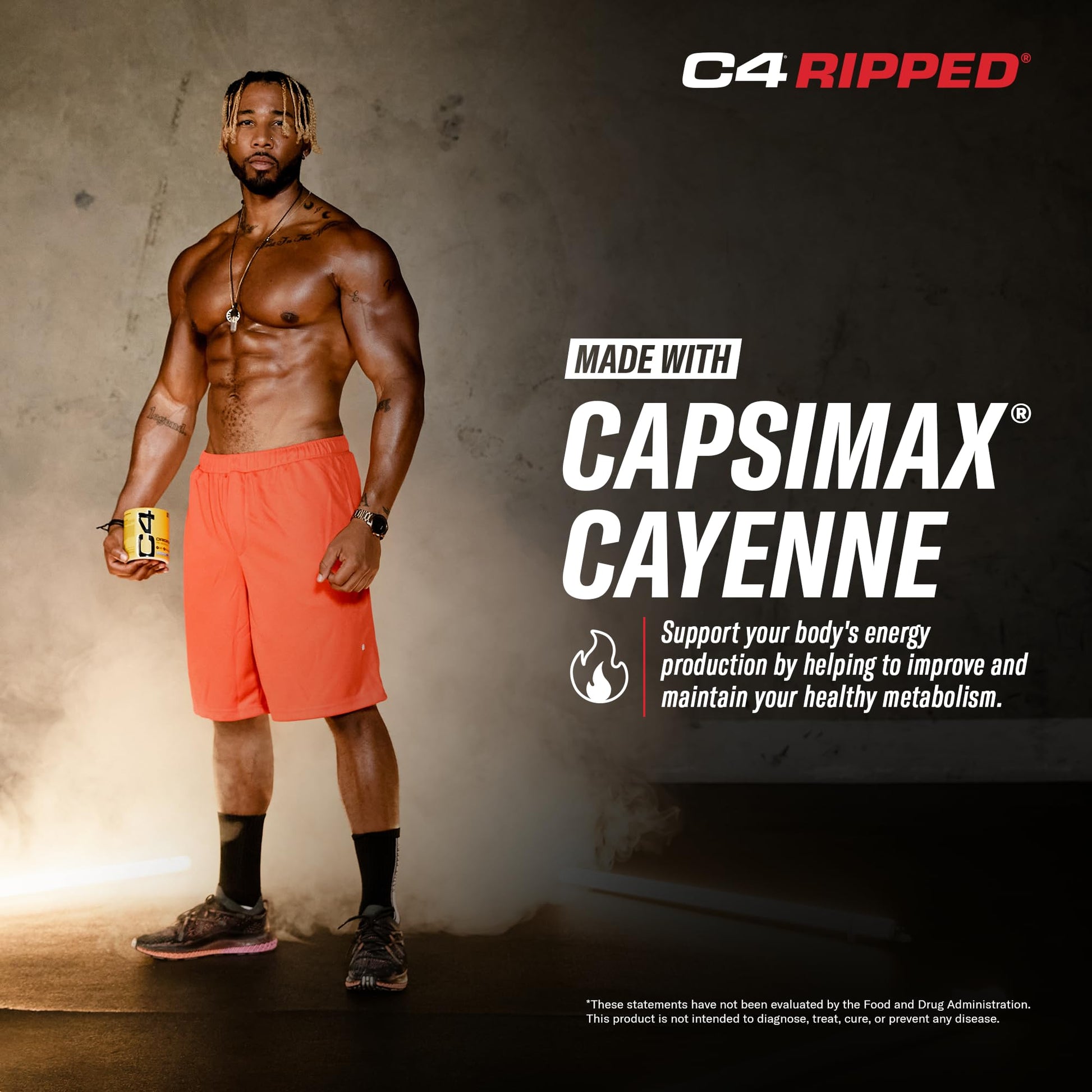 Cellucor C4 Ripped Pre Workout Powder ICY Blue Razz | Creatine Free + Sugar Free Cellucor Au supplements