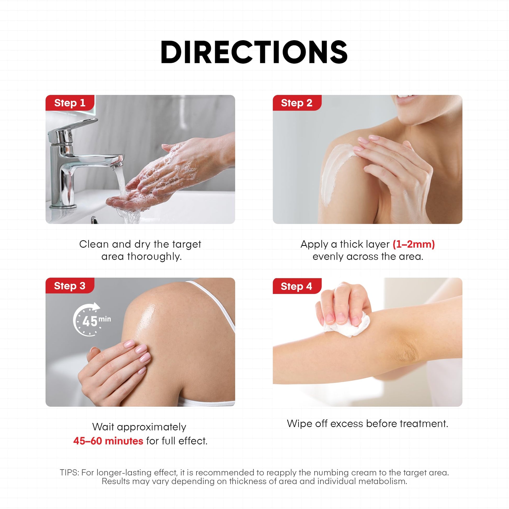 Treatonic 5% Lidocaine Numbing Cream: Lidocaine Cream for Pain Relief, Itching, Burning, Soreness, Hemorrhoid - Maximum Strength Topical Numb Cream - Fast Acting & Long Lasting Numbing Cream - 4.2 oz Treatonic Au supplements