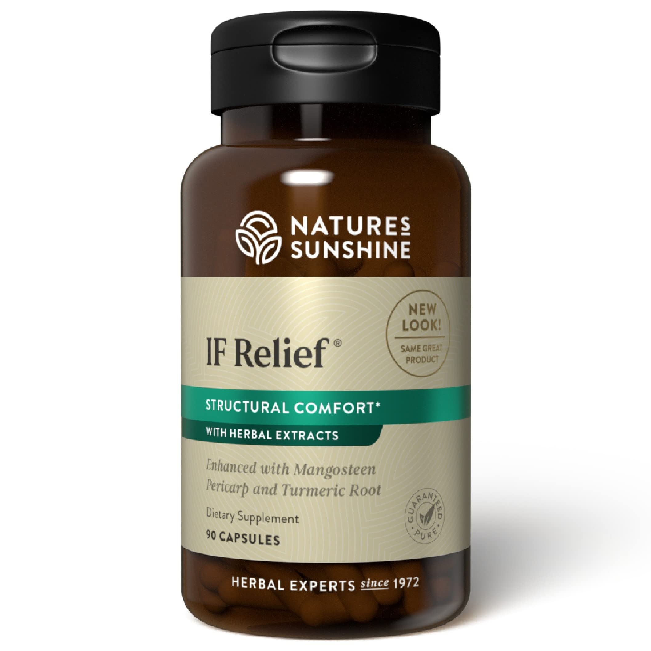 Nature's Sunshine IF Relief, 90 Capsules | Powerful Combination of Herbs That May Support The Body's Natural Process for Dealing with Muscle Pain Following Exercise Nature's Sunshine Au supplements