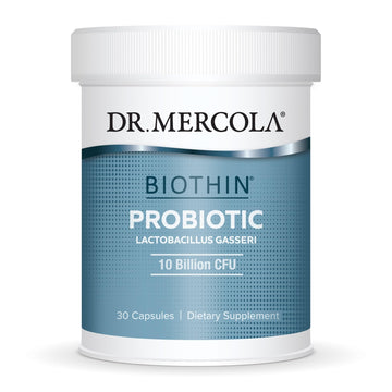 Dr. Mercola Biothin Probiotic - Digestive Health Supplement - Supports Healthy Metabolism - GMO-Free, Gluten-Free & Soy-Free - 30 Delayed-Release Capsules (30 Servings) Dr. Mercola Au supplements