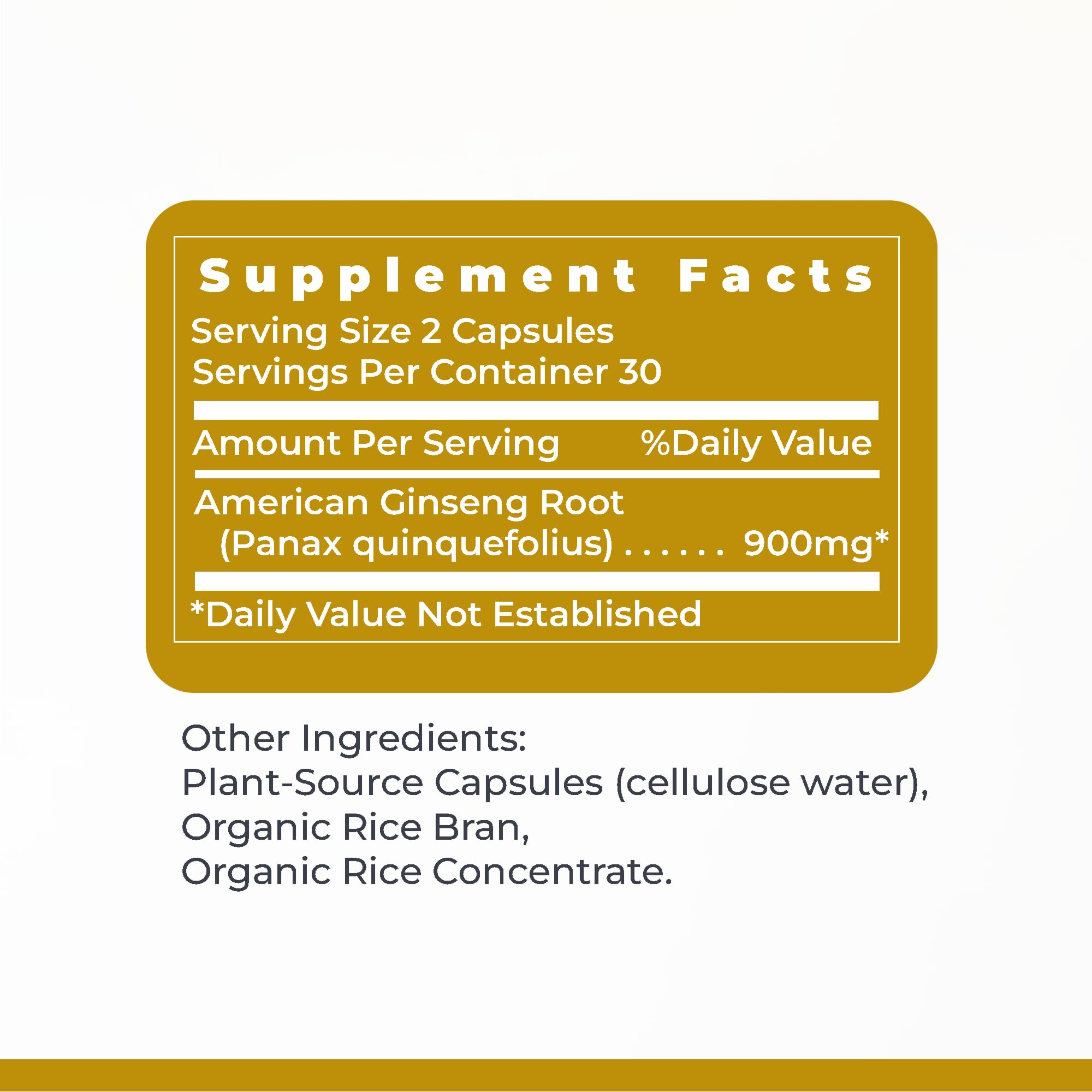 Premier Research Labs American Ginseng Supplement - American Ginseng Capsules, Herbal Ginseng Root Pills, North American Ginseng Herb Extract, Calming Energy Supplement - 60 Plant-Based Capsules Premier Research Labs Au supplements