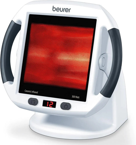 Beurer IL50 Infrared Heat Lamp Heated Red Light Therapy Lamp for Body, Face, Sinuses, & Skin - Effective BeurerAU supplements