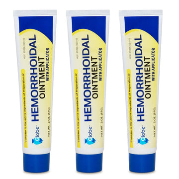 Hemorrhoidal Pain Relief Ointment 2 oz (56g) Per Tube Hemorrhoid Treatment for Fast Acting Itch, Swelling, and Maximum Strength Pain Relief (3 Pack) Hemorrhoidal Ointment Au supplements