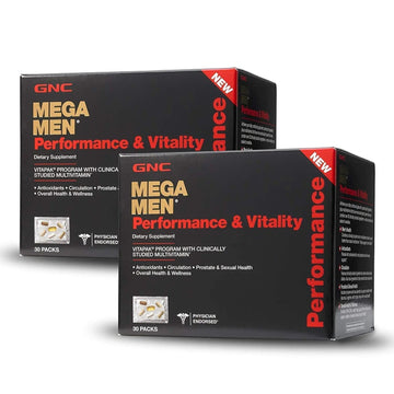 GNC Mega Men Performance Vitality - 30 Packs GNC Au supplements