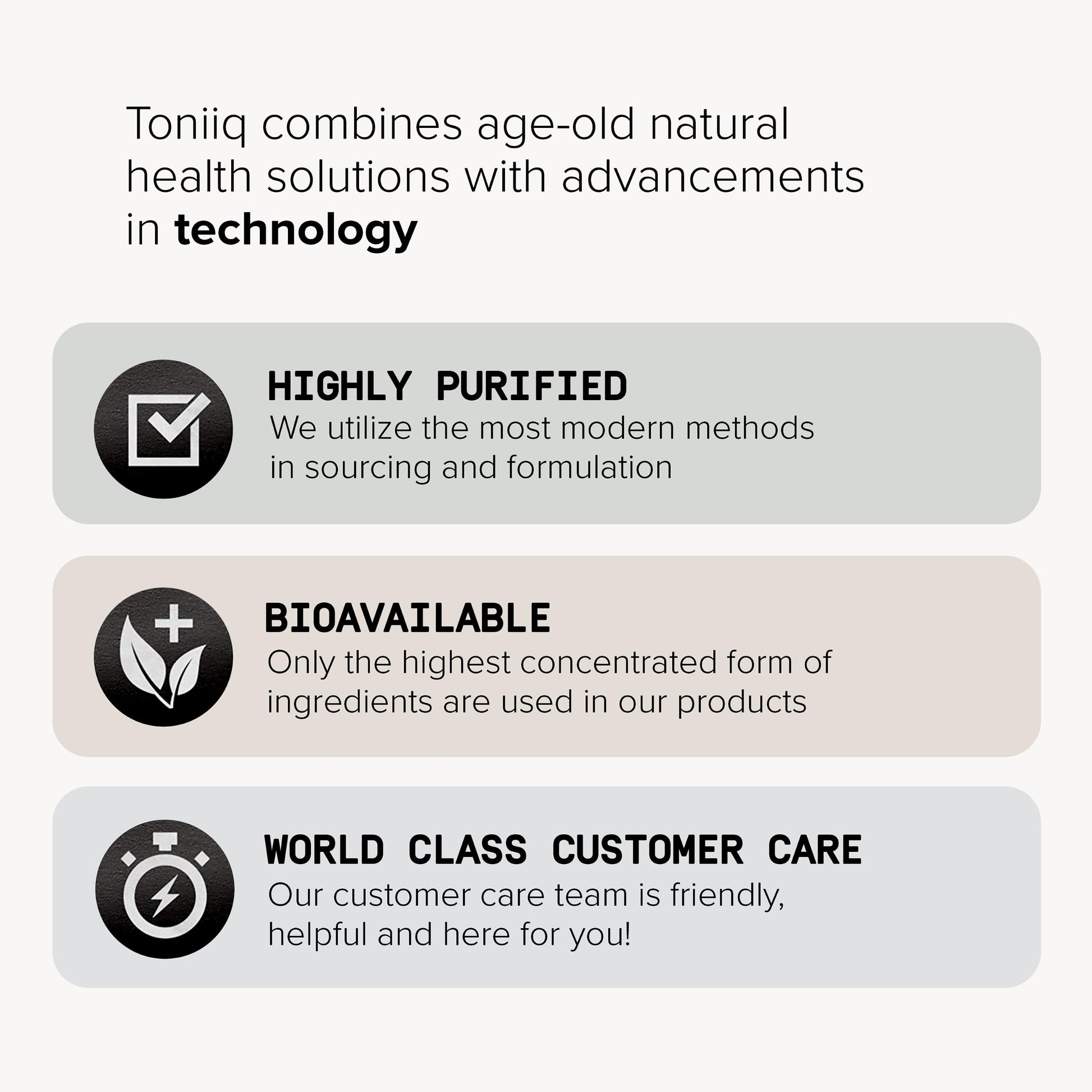 Toniiq Ashwagandha - Ultra High Potency 20:1 Extract with 10% Withanolides - Wild Harvested in India - Highly Concentrated - Third-Party Lab Tested - 90 Capsules Toniiq Au supplements