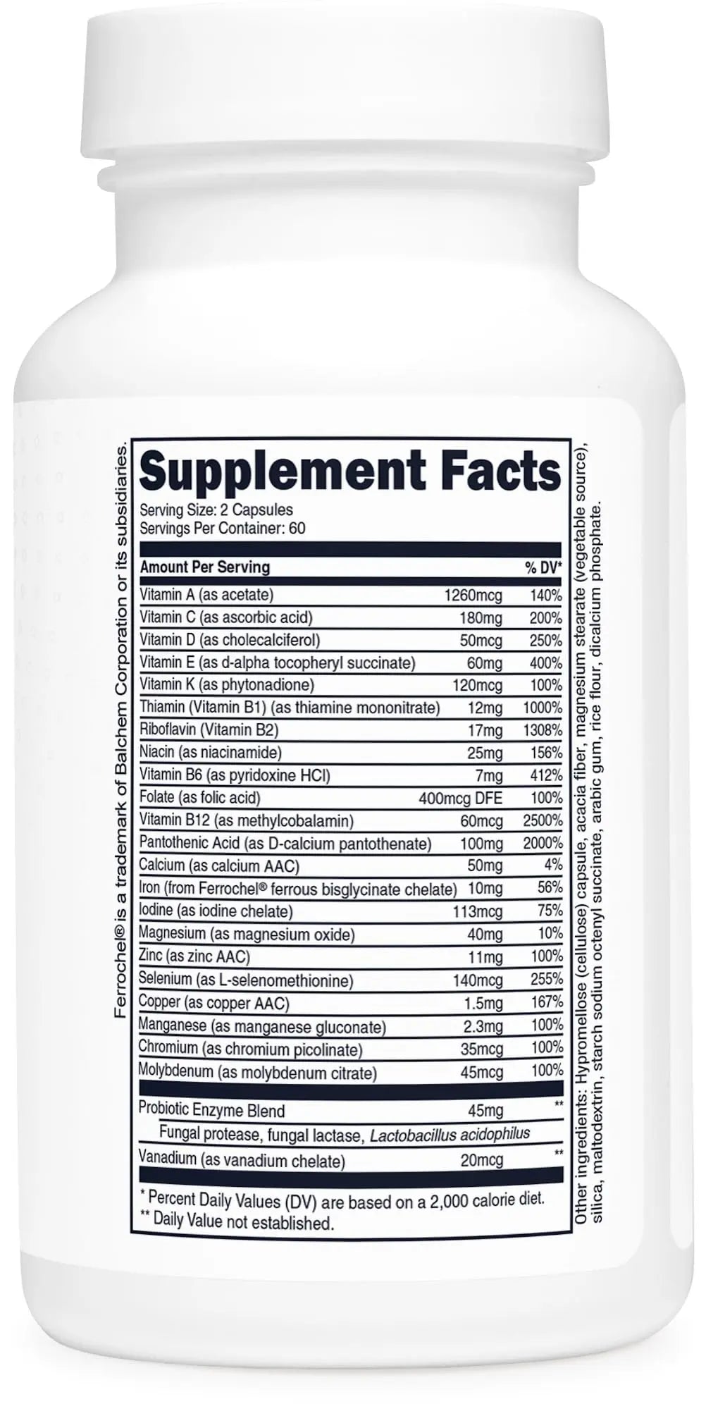 Type Zero Multivitamin Capsules (120 Capsules) (1300 mg) - with Probiotics + 22 Vitamins and Minerals, GMO-Free Type Zero Au supplements