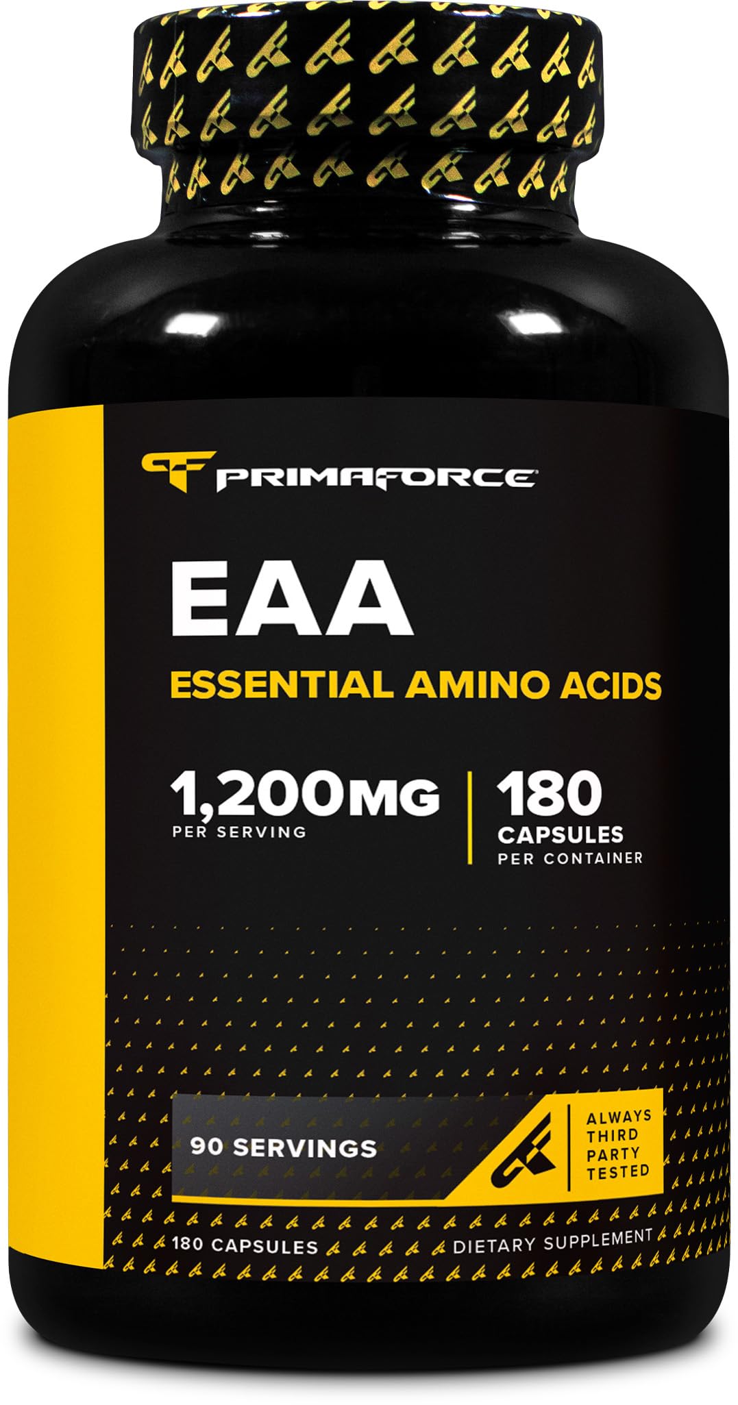 Primaforce EAA Capsules 1200mg, 180 Capsules, 90 Servings - Essential Amino Acids - Non-GMO, Gluten Free & Vegitarian Friendly Primaforce Au supplements