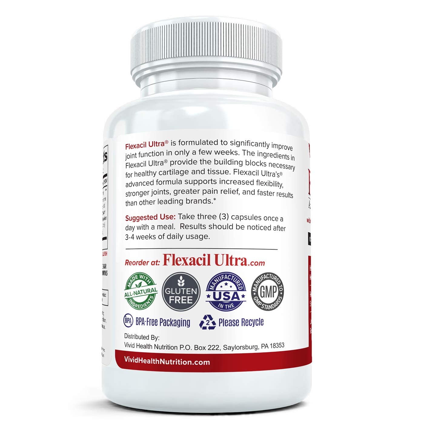 Flexacil Ultra Joint Health & Support Supplement with Glucosamine, Chondroitin Flexacil Ultra Au supplements