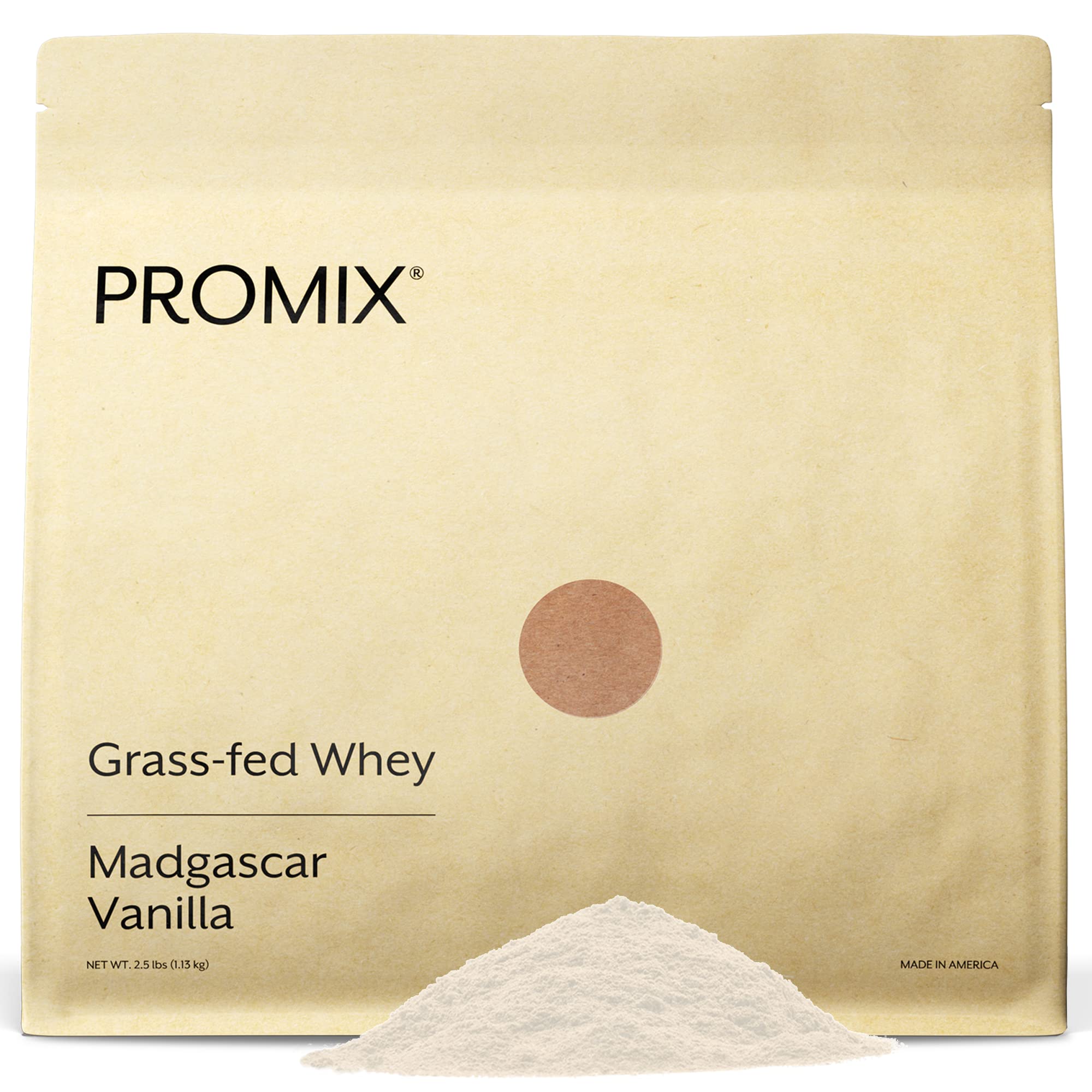 Promix Whey Protein Powder, Vanilla - 2.5lb Bulk - Grass-Fed & 100% All Natural ProMix Nutrition Au supplements