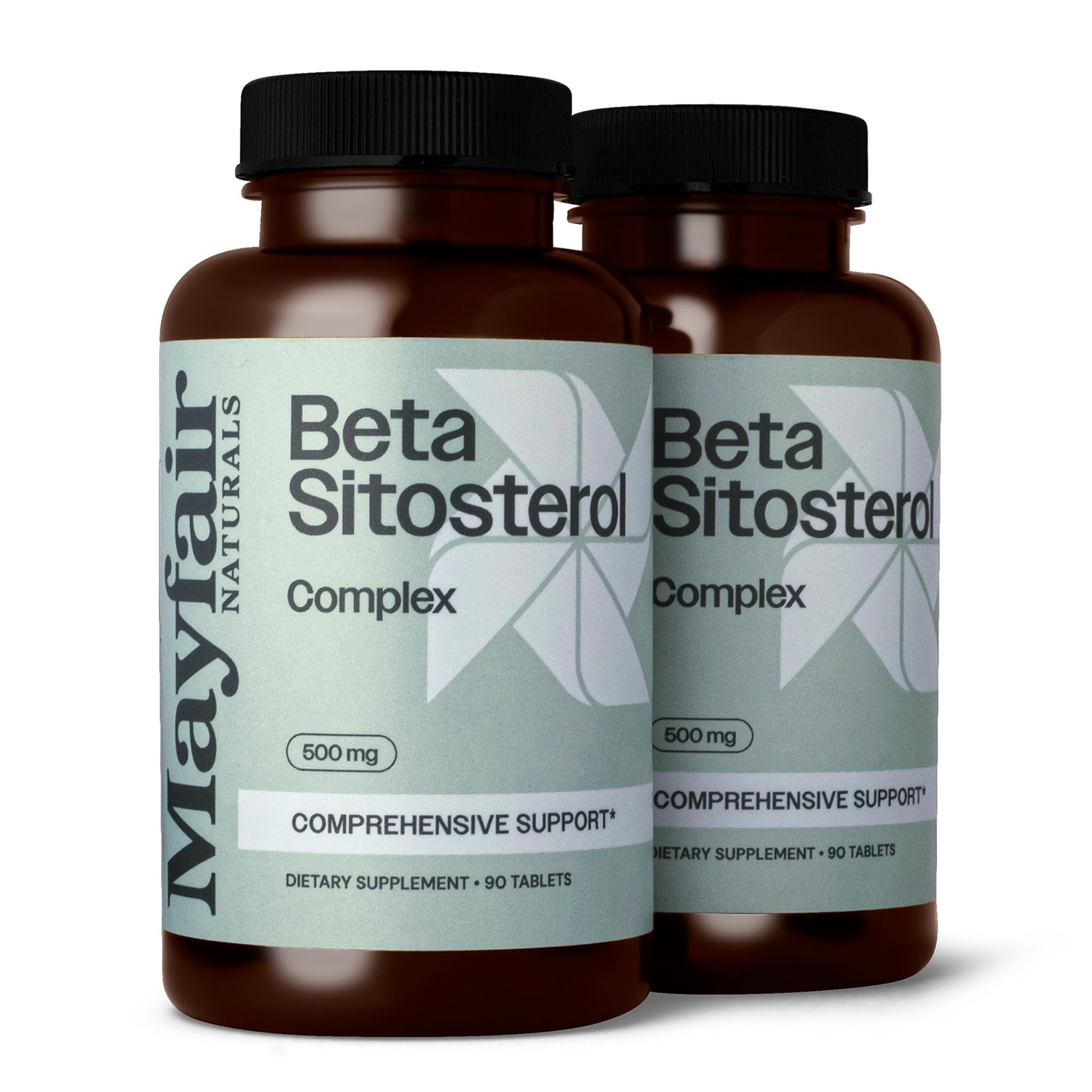 Mayfair Naturals Beta Sitosterol Complex (2 Pack), 500mg, Plant Sourced, 90 Tablets Each (180 Total), Comprehensive Support Supplement Mayfair Naturals Au supplements