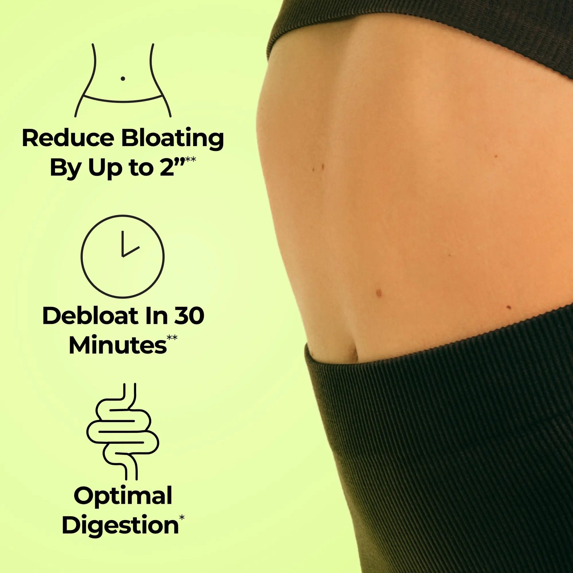 HUM Flatter Me Digestive Enzymes for Women & Men, Digestive Health Bloating Supplement with Ginger & Peppermint Leaf, Fast Acting Anti Bloat Pills Multi Enzyme for Debloating, Vegan, 60 Capsules HUM Au supplements