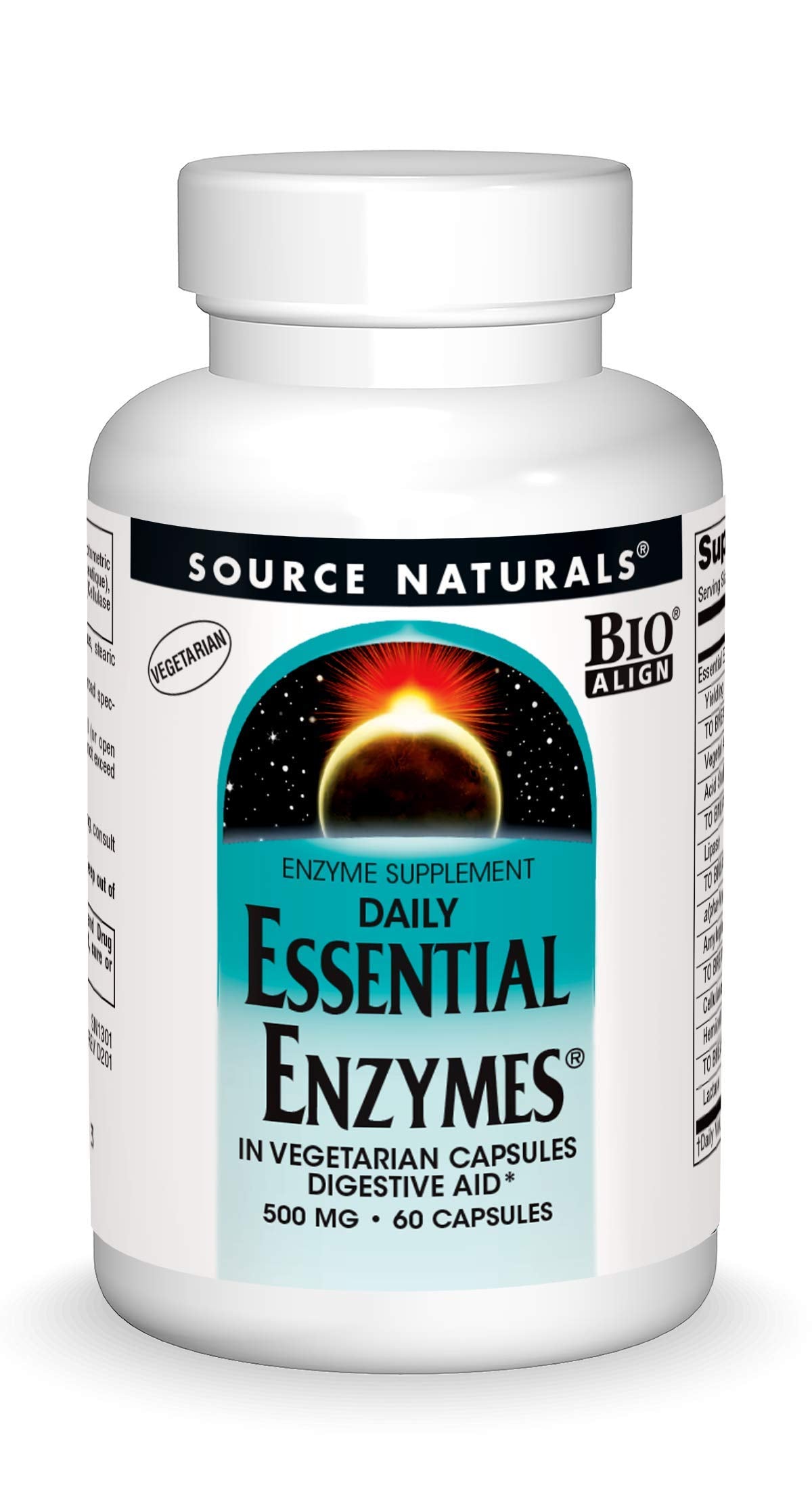 Source Naturals Essential Enzymes 500mg Bio-Aligned Multiple Enzyme Source Naturals Au supplements